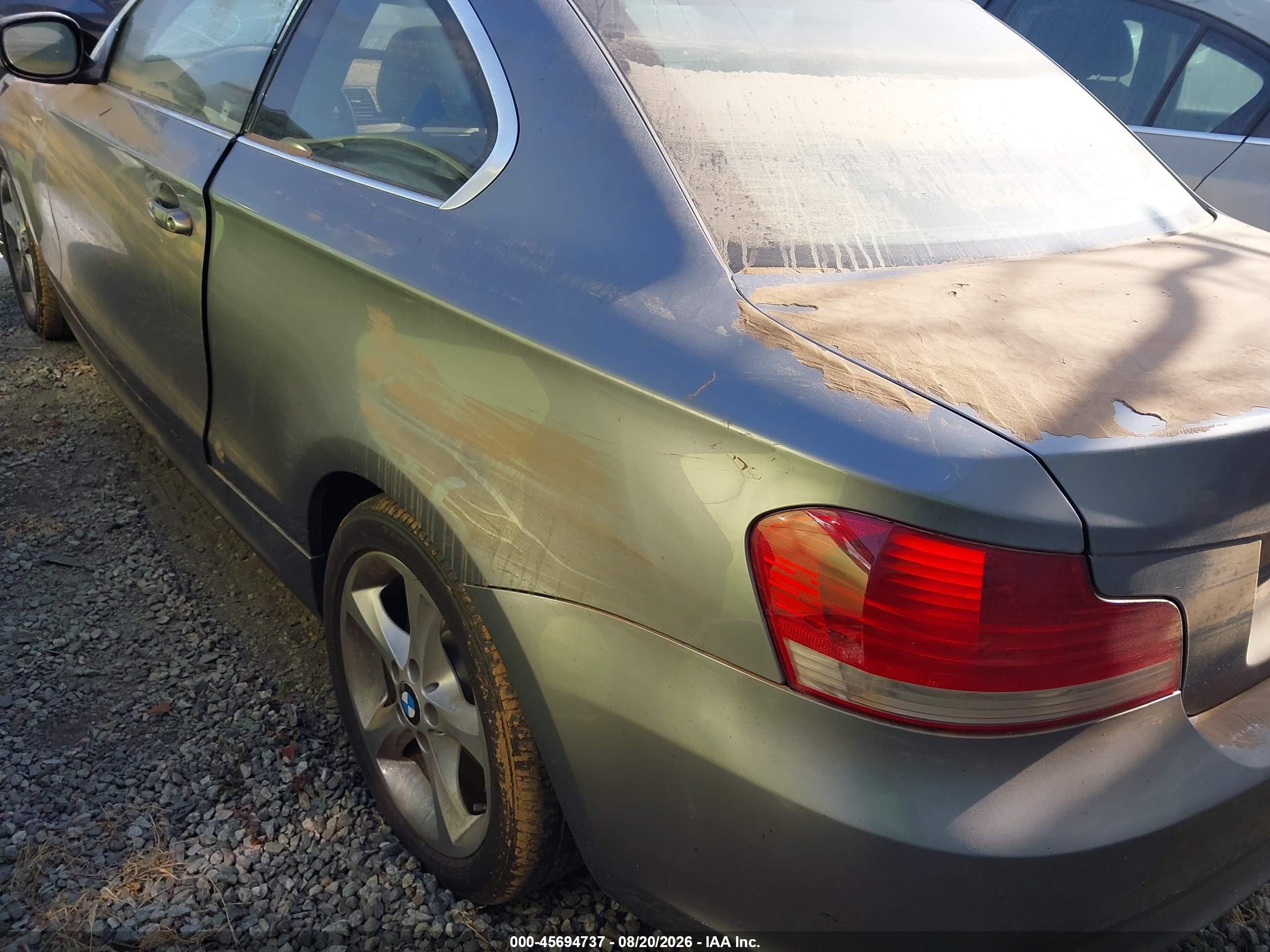 2011 Bmw 128i   Серебряный vin: WBAUP9C5XBVL89550
