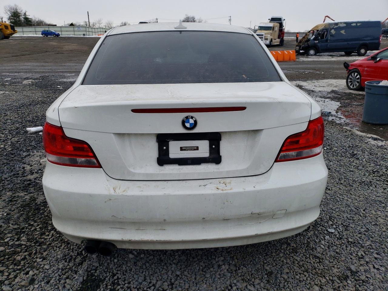 2012 Bmw 128 I White vin: WBAUP9C5XCVL91865