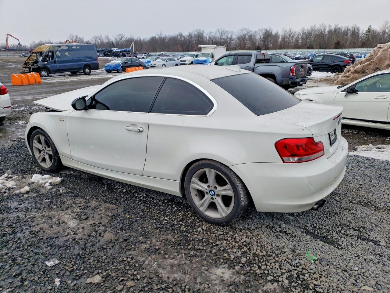 2012 Bmw 128 I White vin: WBAUP9C5XCVL91865