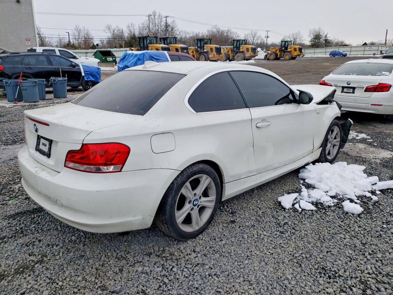 2012 Bmw 128 I White vin: WBAUP9C5XCVL91865