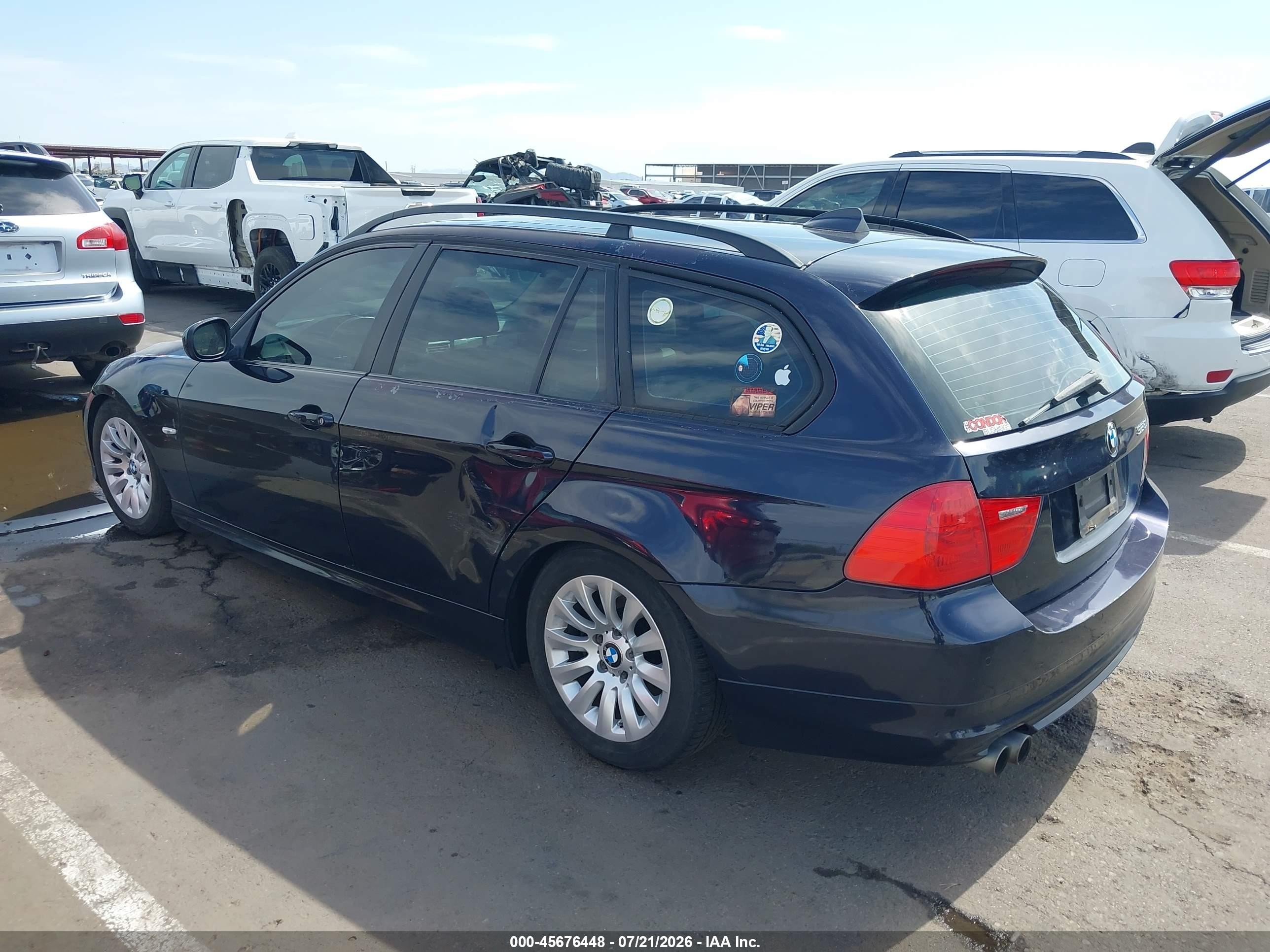 2009 Bmw 328i Blue vin: WBAUT93559A191214