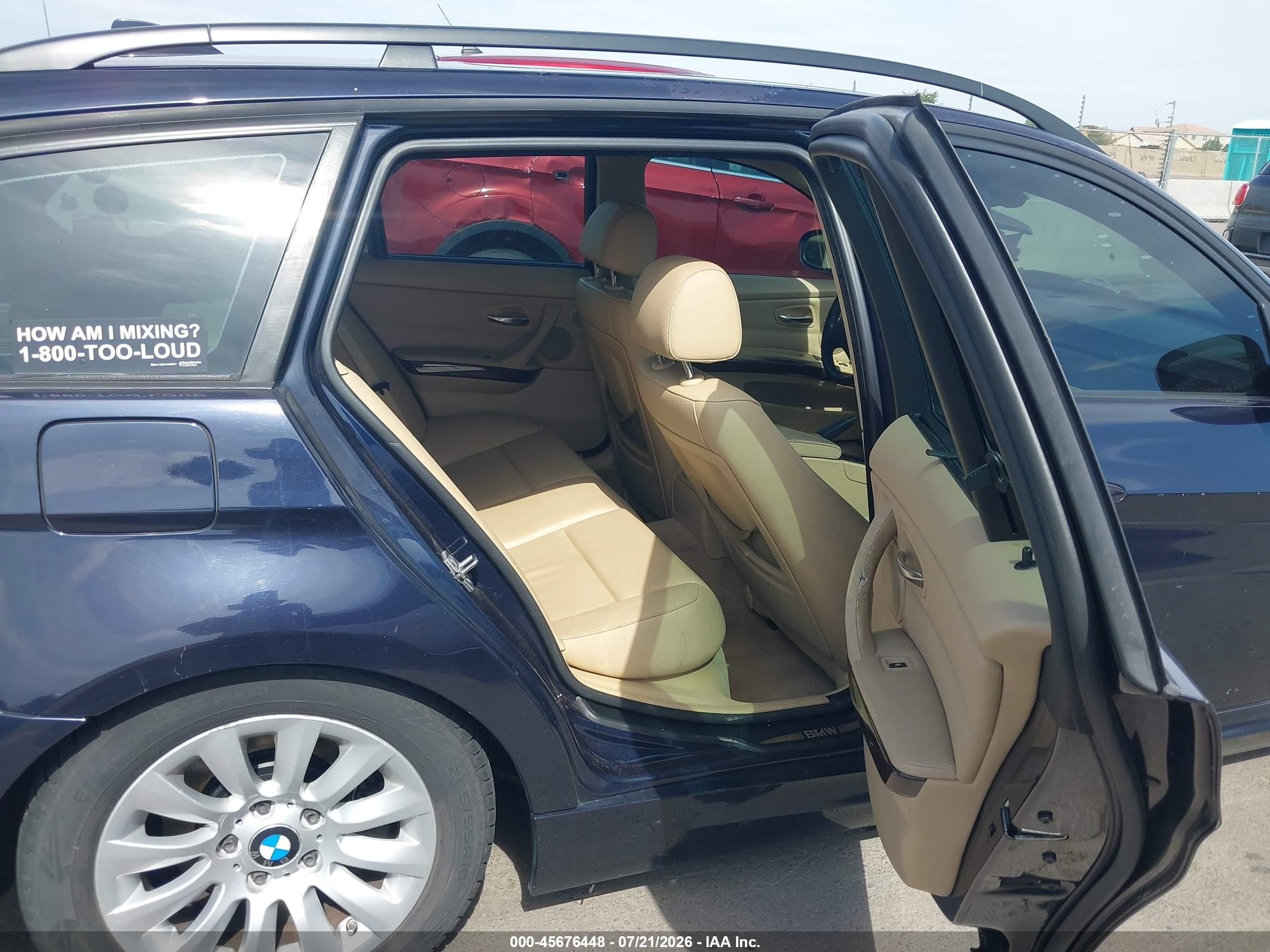 2009 Bmw 328i Blue vin: WBAUT93559A191214