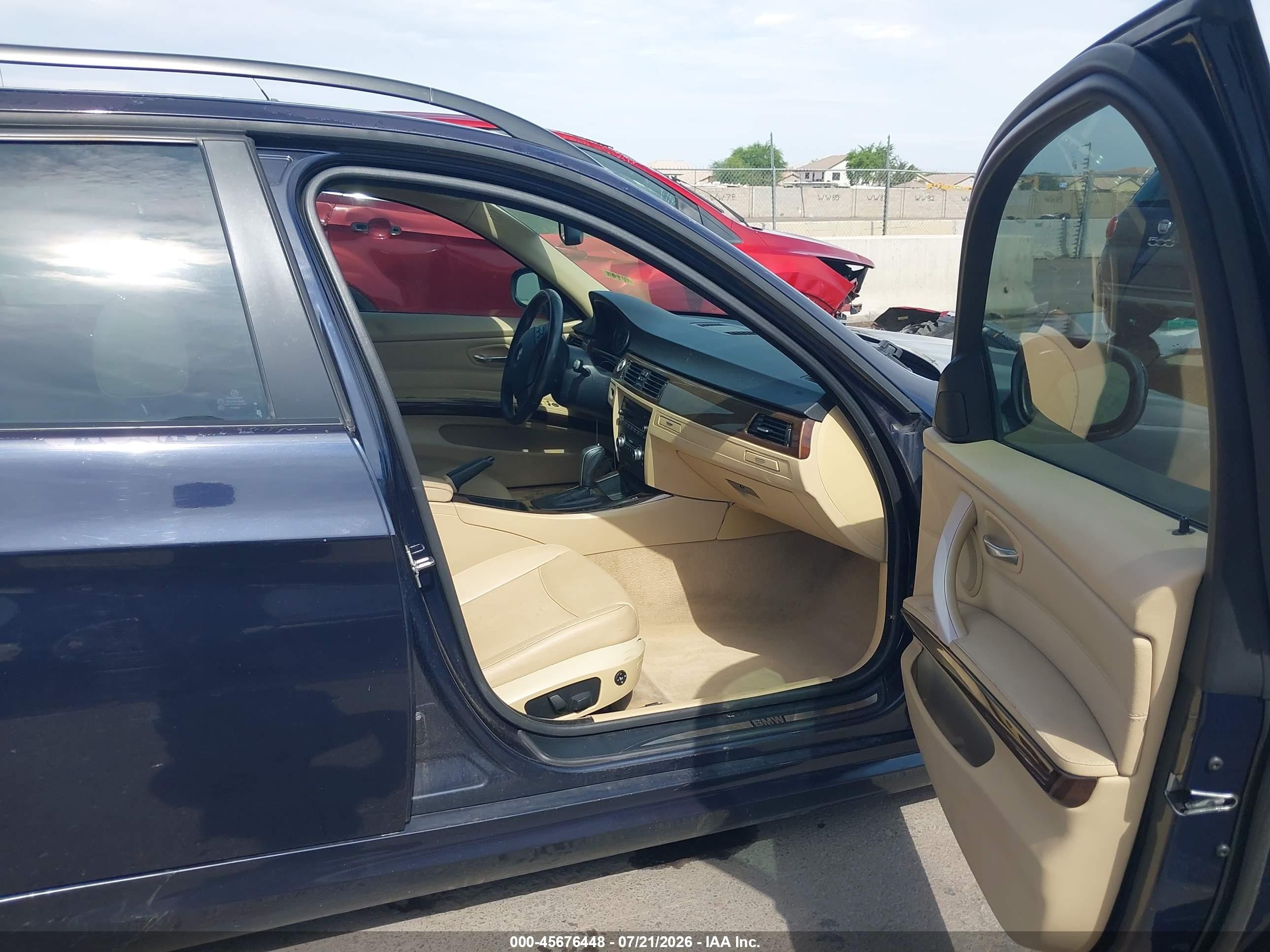 2009 Bmw 328i Blue vin: WBAUT93559A191214