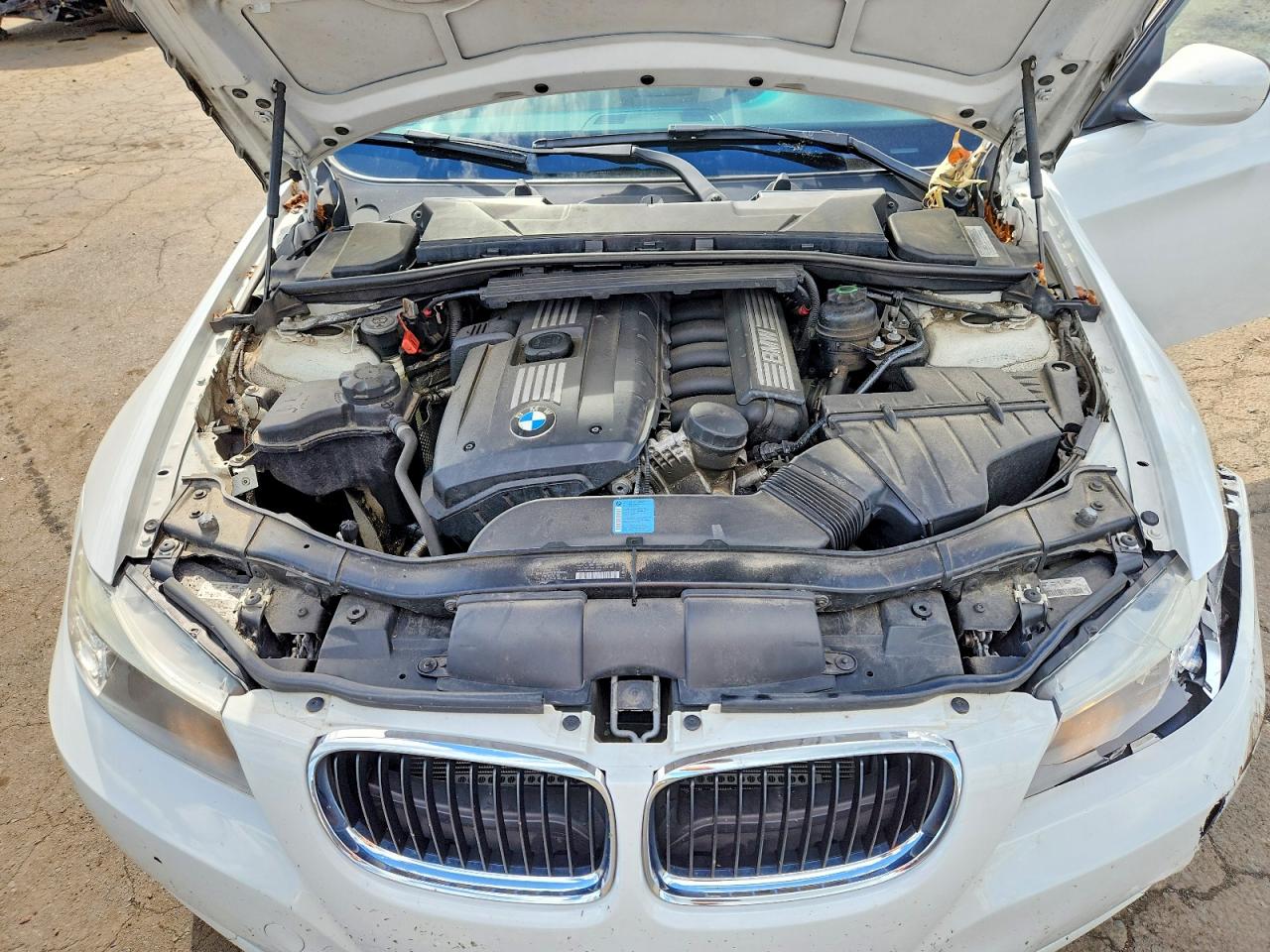 2011 Bmw 328 I White vin: WBAUT9C54BA191467