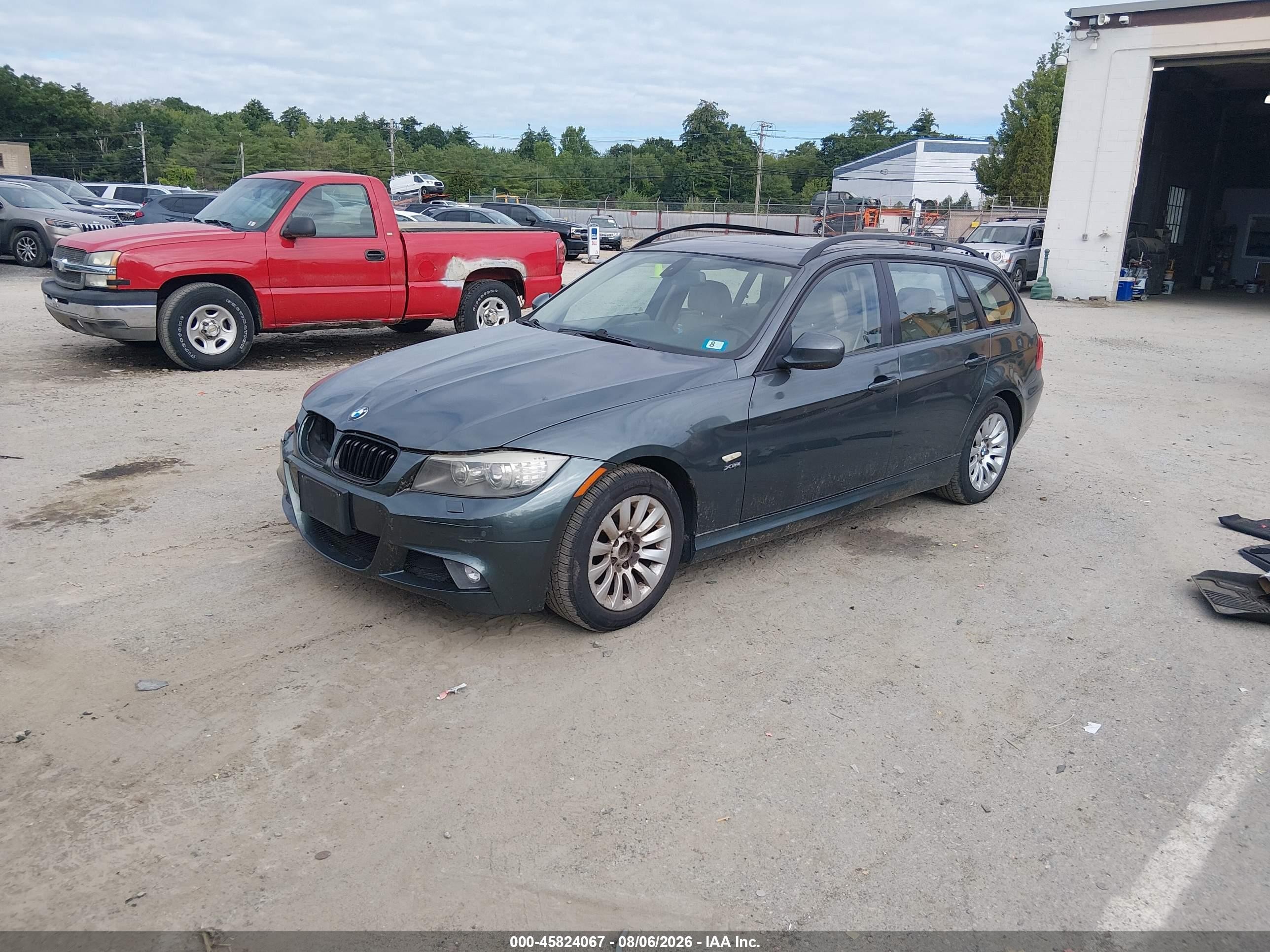 2009 Bmw 328i Xdrive Teal vin: WBAUU33519A540430