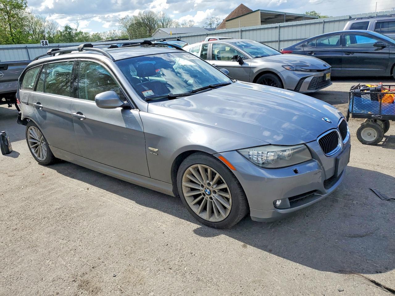 2009 Bmw 328 Xit Silver vin: WBAUU33539A544611