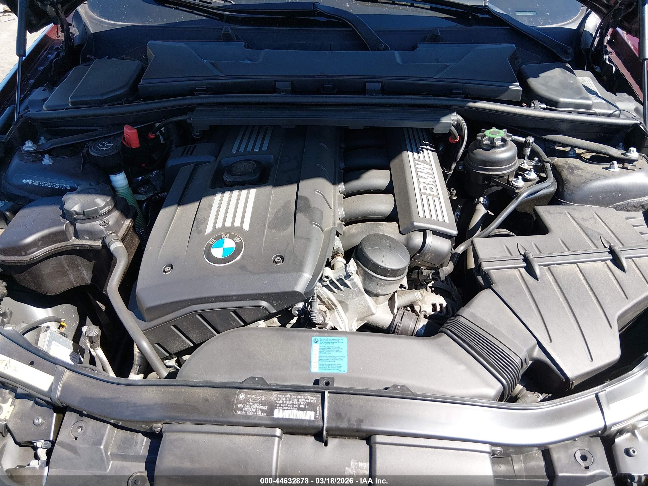 2009 Bmw 328i Xdrive Burgundy vin: WBAUU33589A539792