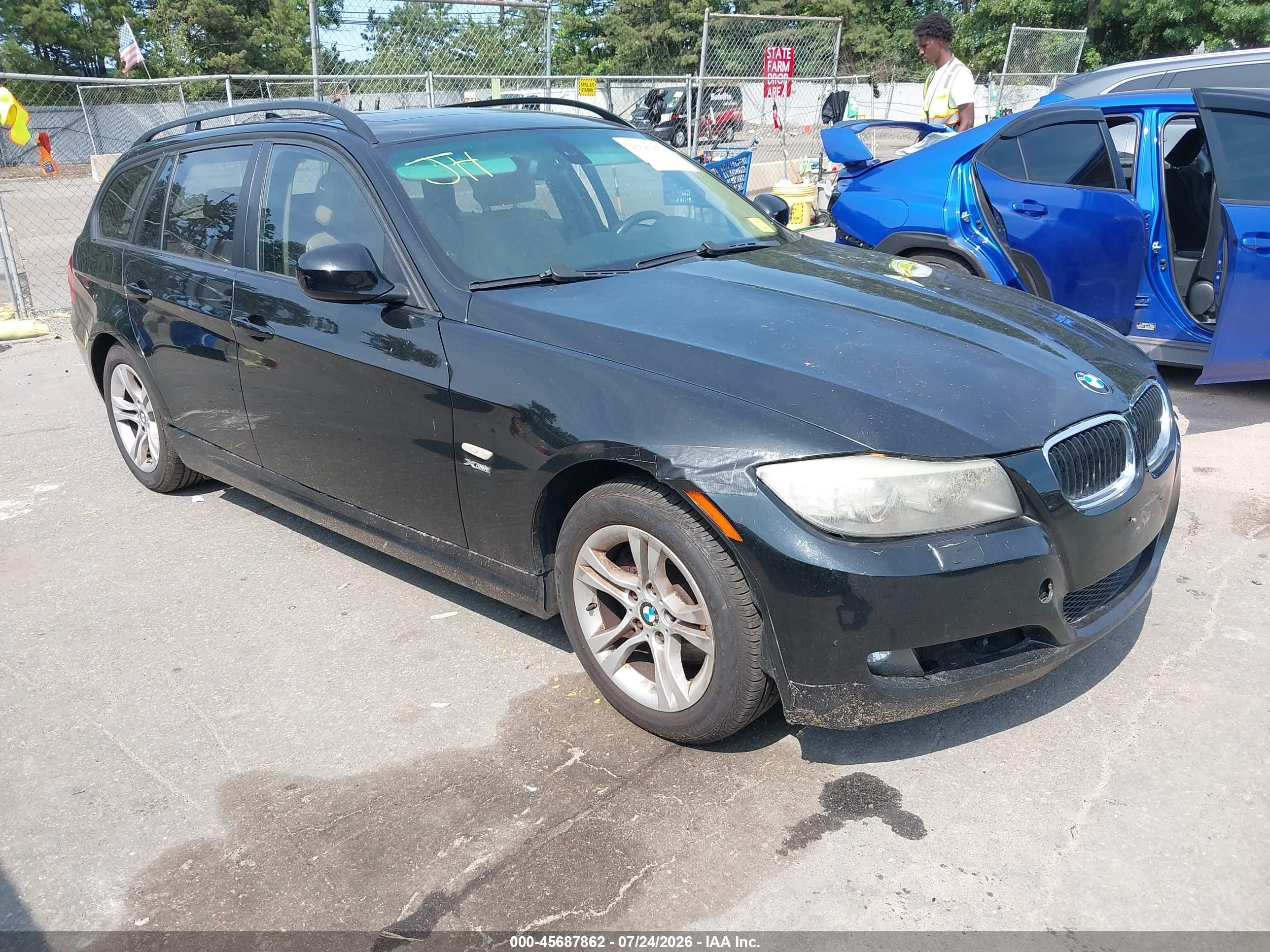 2009 Bmw 328i Xdrive Черный vin: WBAUU33599A540496