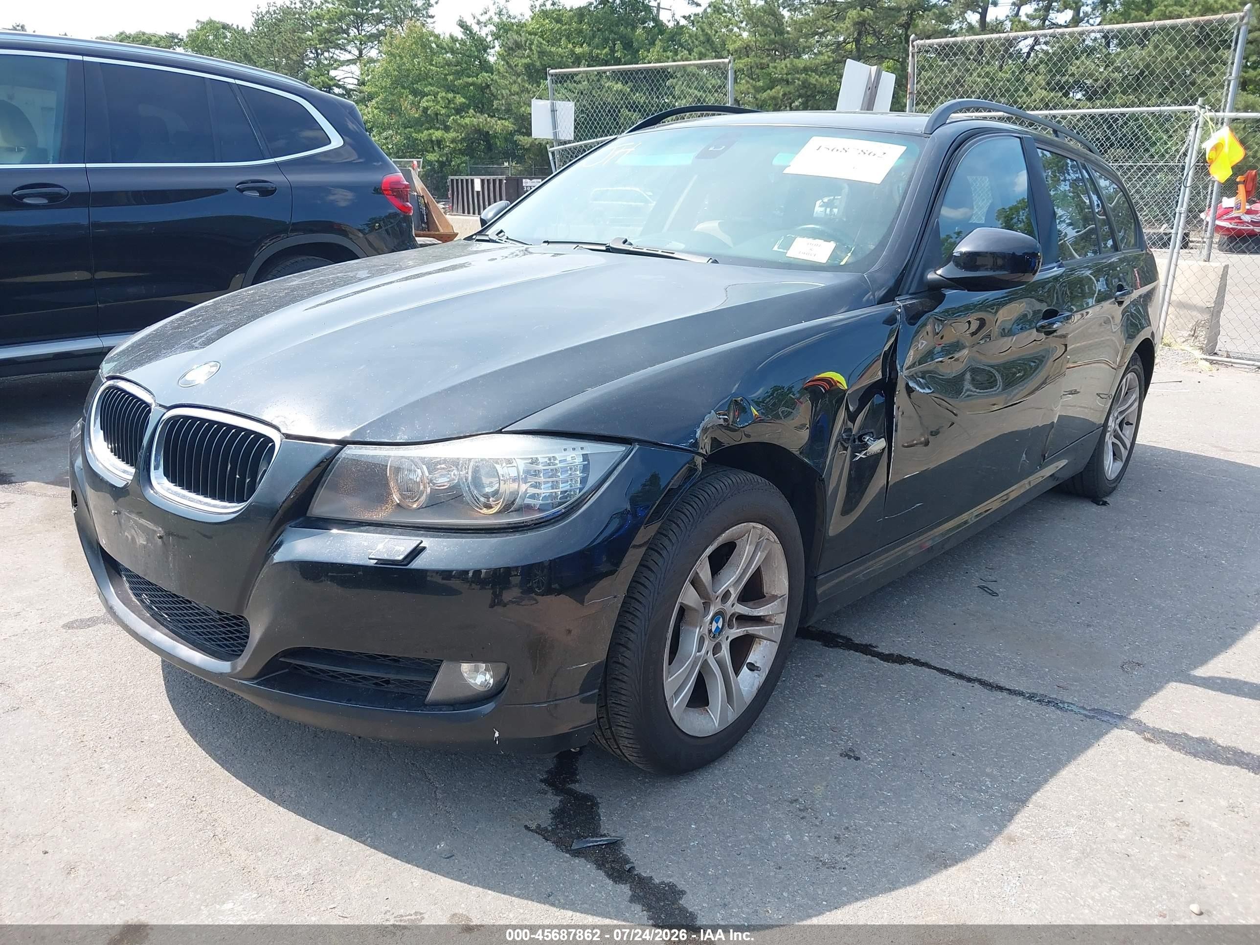2009 Bmw 328i Xdrive Черный vin: WBAUU33599A540496