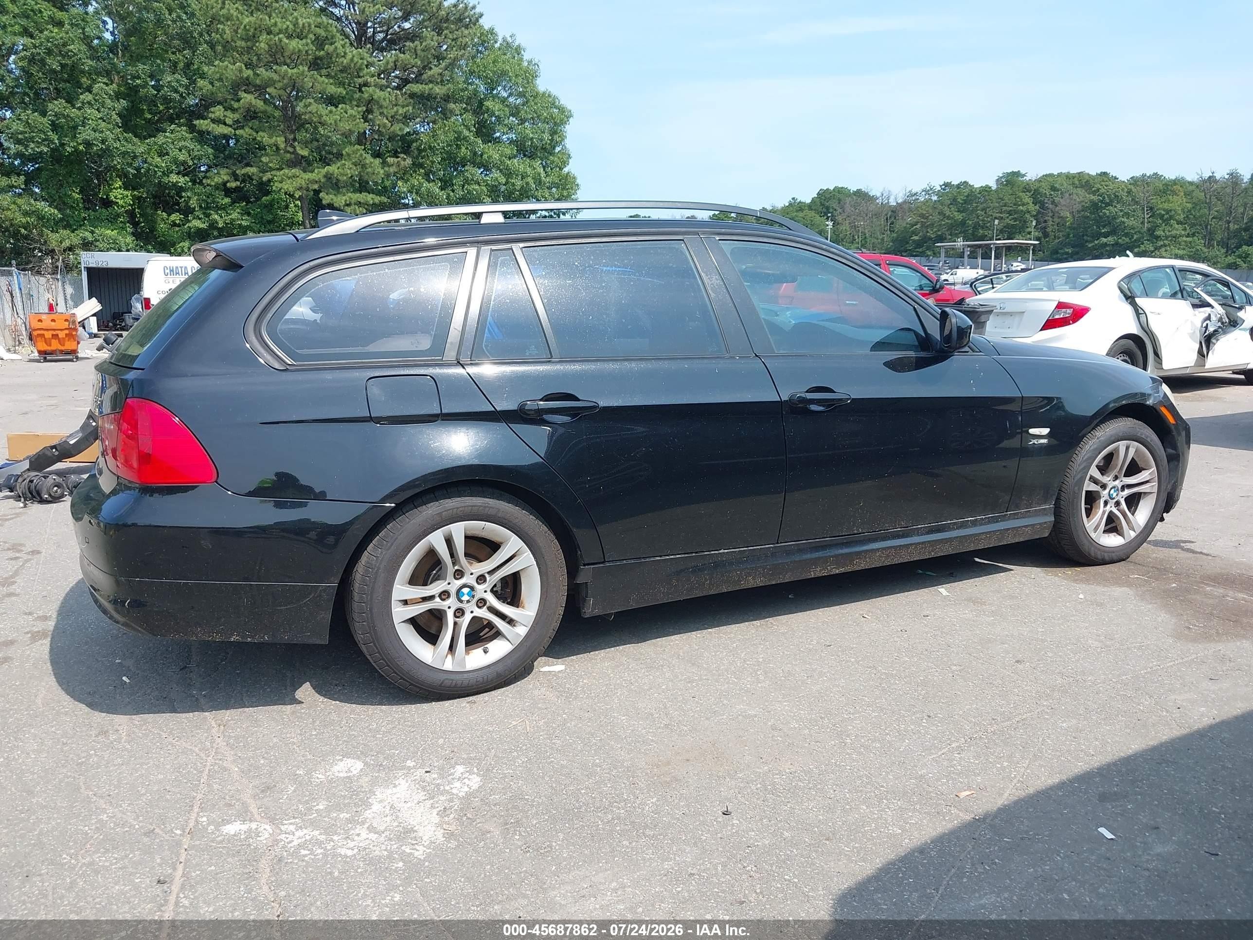 2009 Bmw 328i Xdrive Черный vin: WBAUU33599A540496