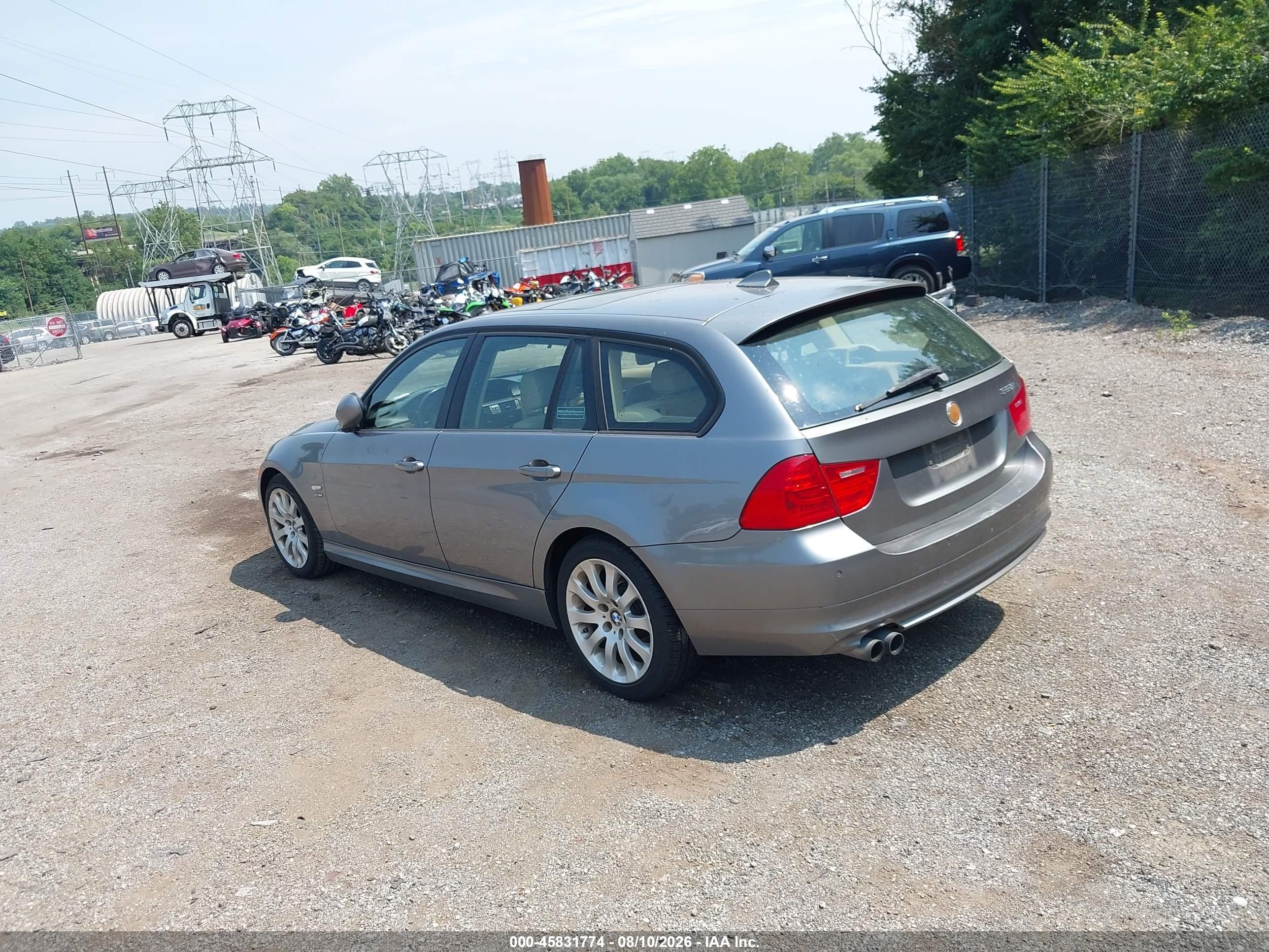 2012 Bmw 328i Xdrive Gray vin: WBAUU3C52CA543568