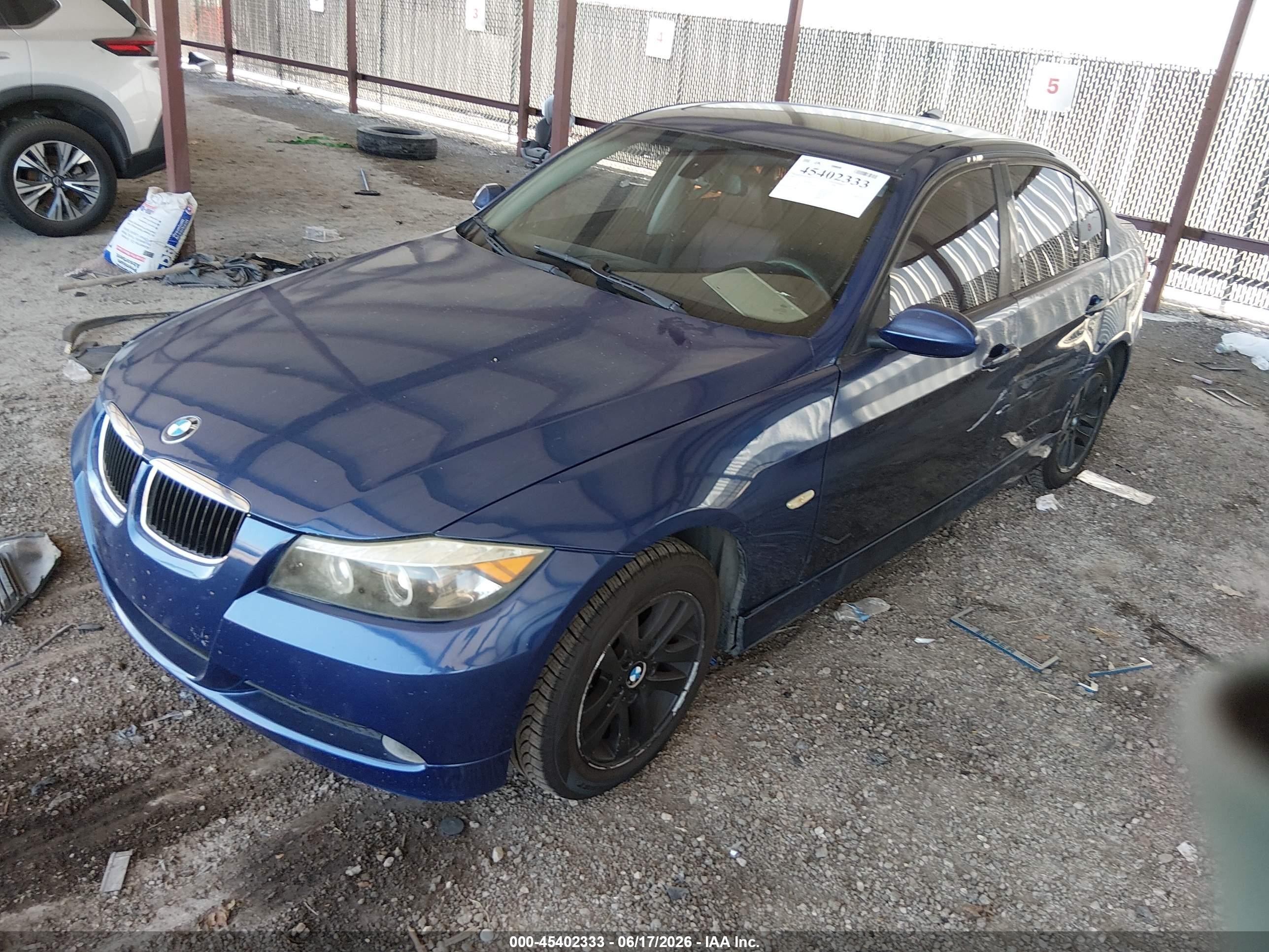 2007 Bmw 328i   Blue vin: WBAVA33517KX76645