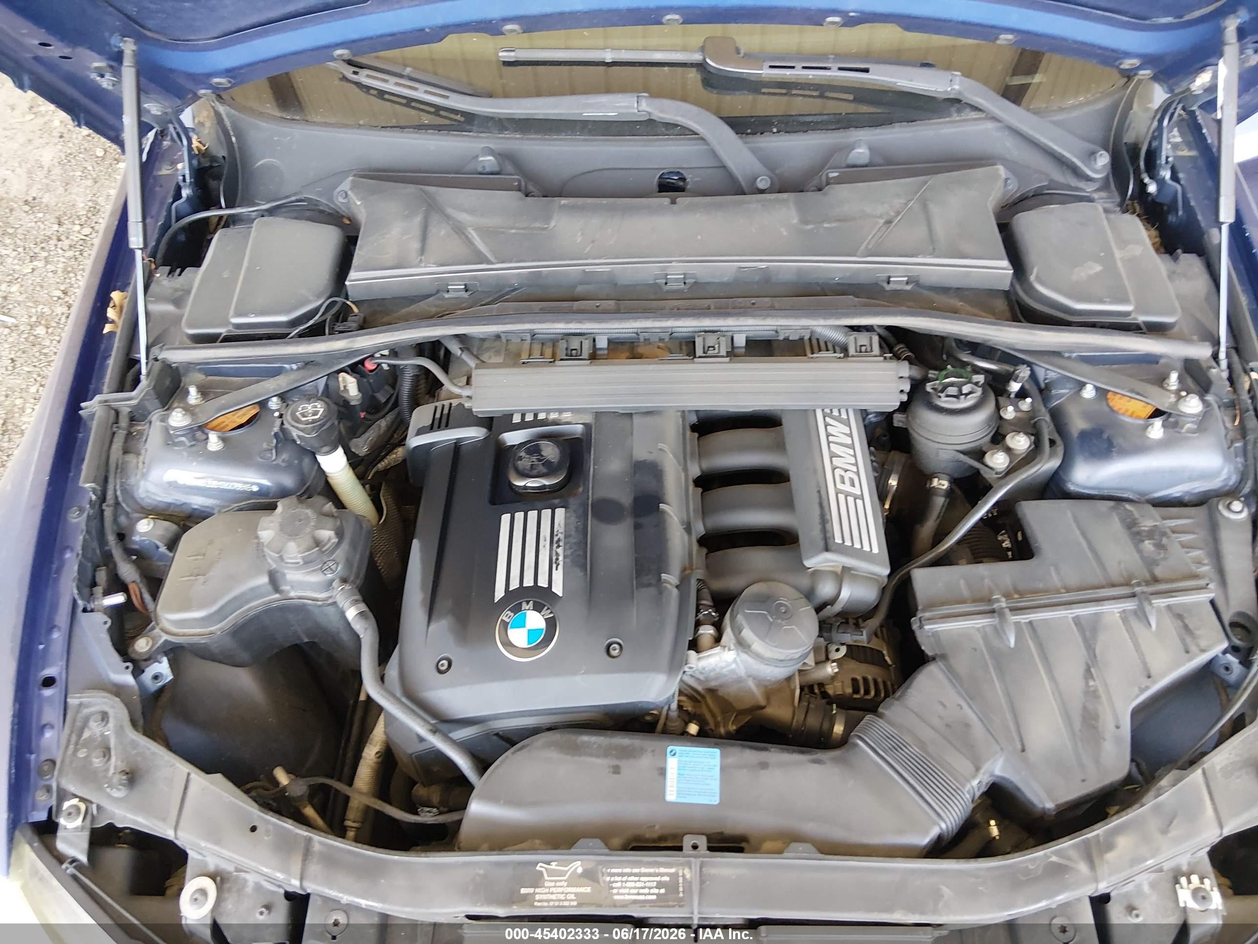 2007 Bmw 328i   Blue vin: WBAVA33517KX76645