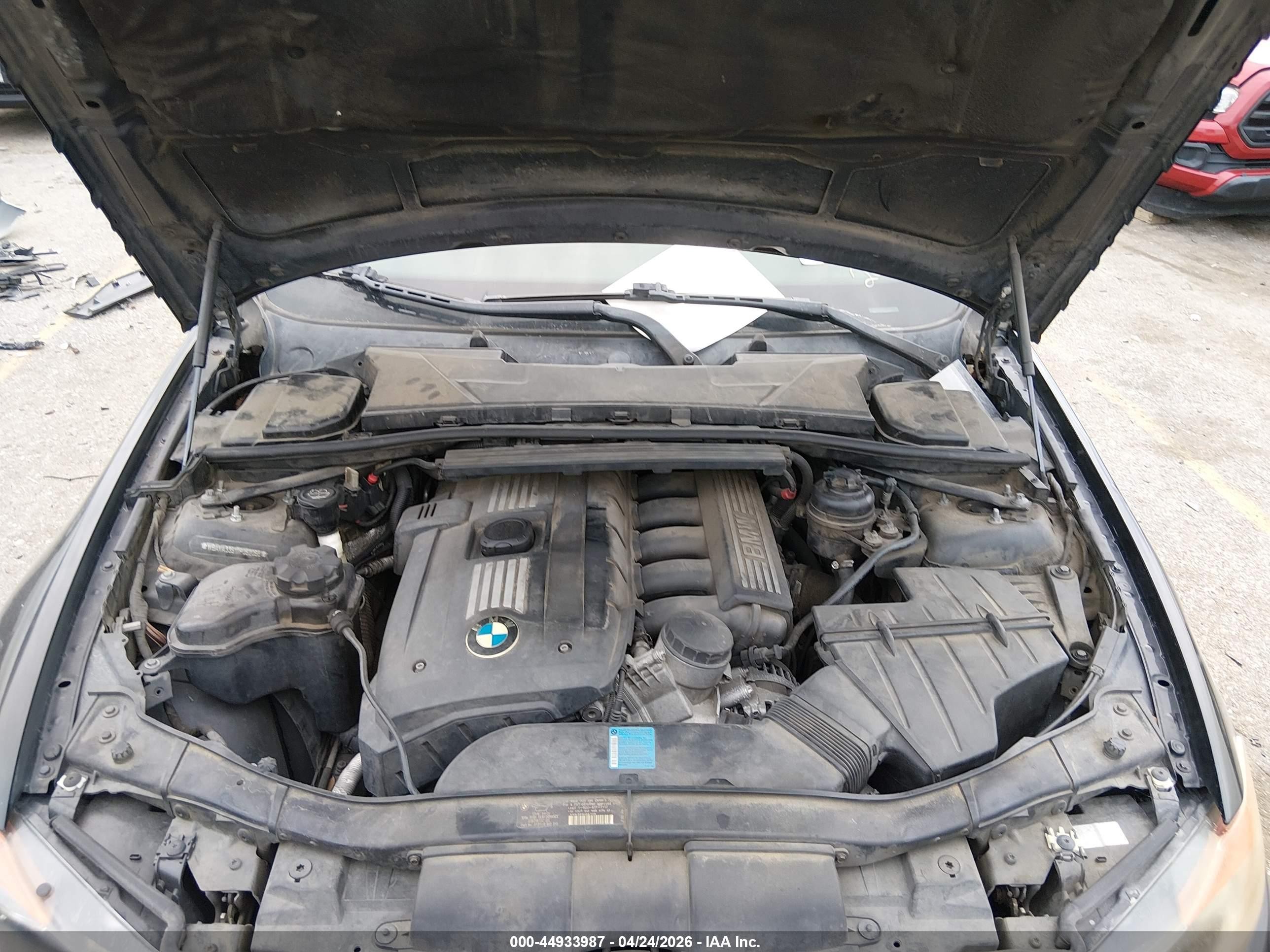 2007 Bmw 328i   Черный vin: WBAVA33517PG52056