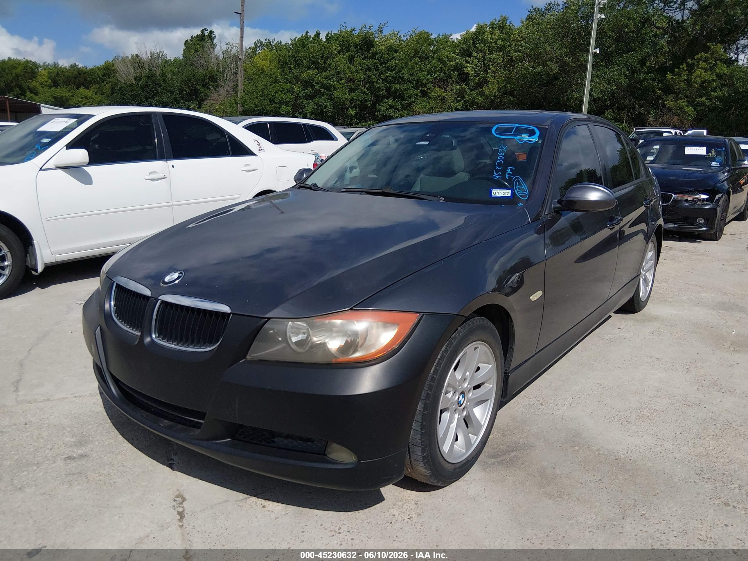 2007 Bmw 328i   Gray vin: WBAVA33517PV65397