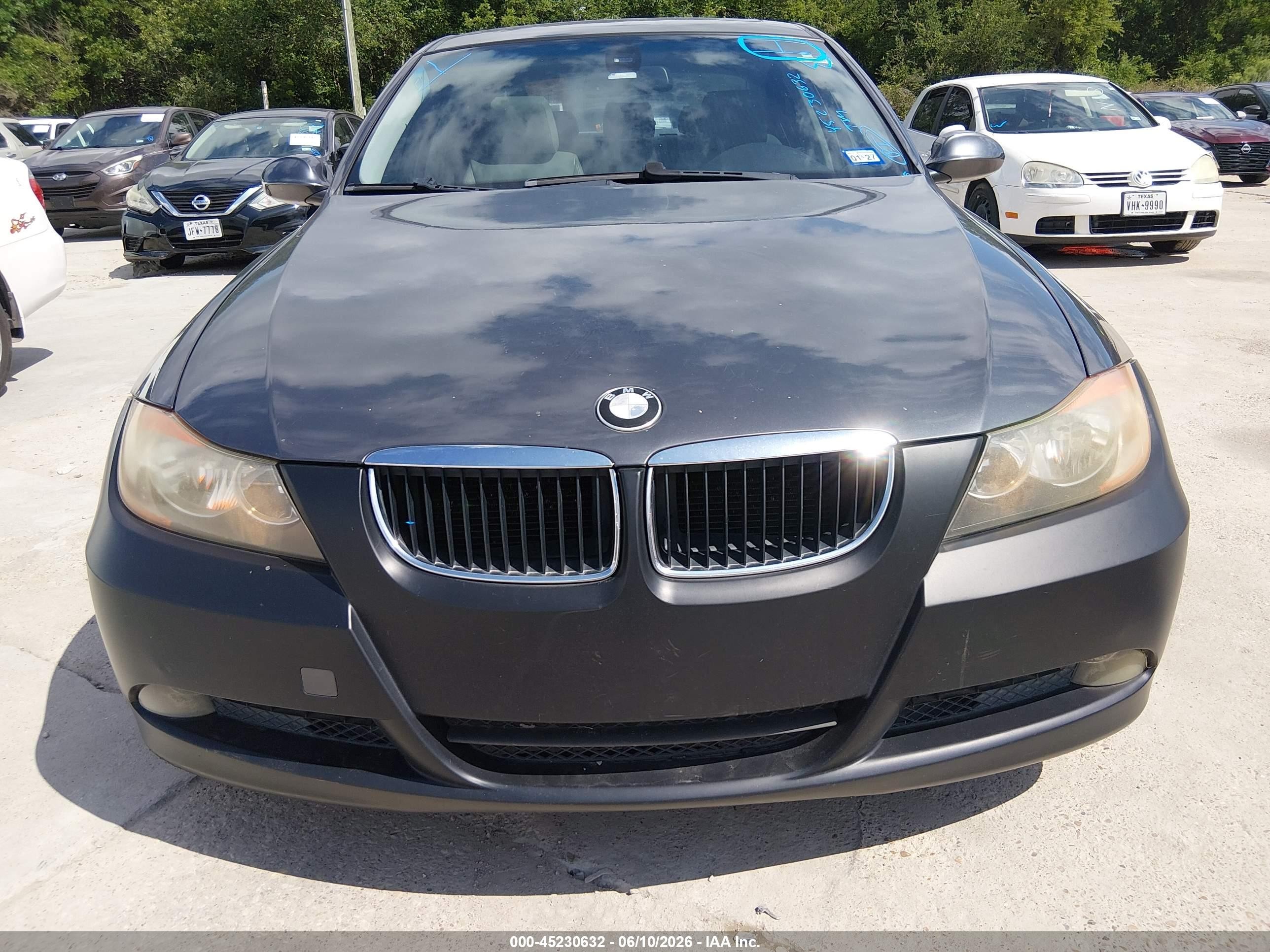 2007 Bmw 328i   Gray vin: WBAVA33517PV65397