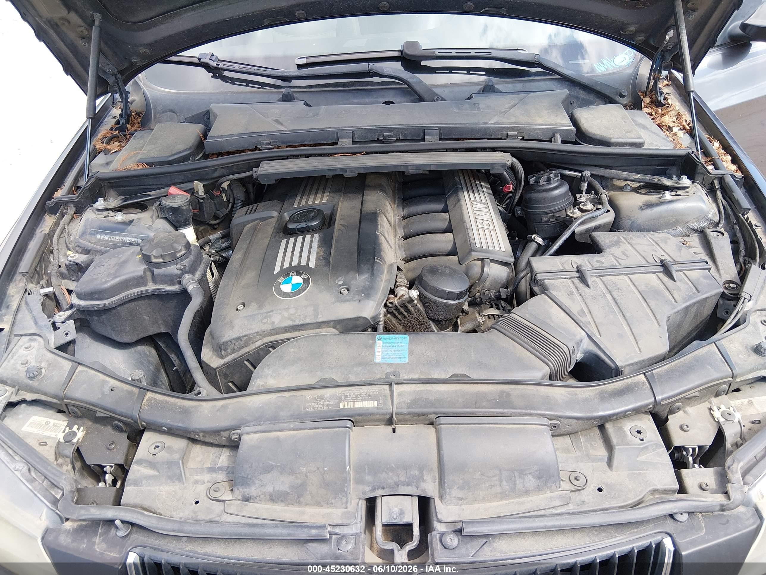 2007 Bmw 328i   Gray vin: WBAVA33517PV65397