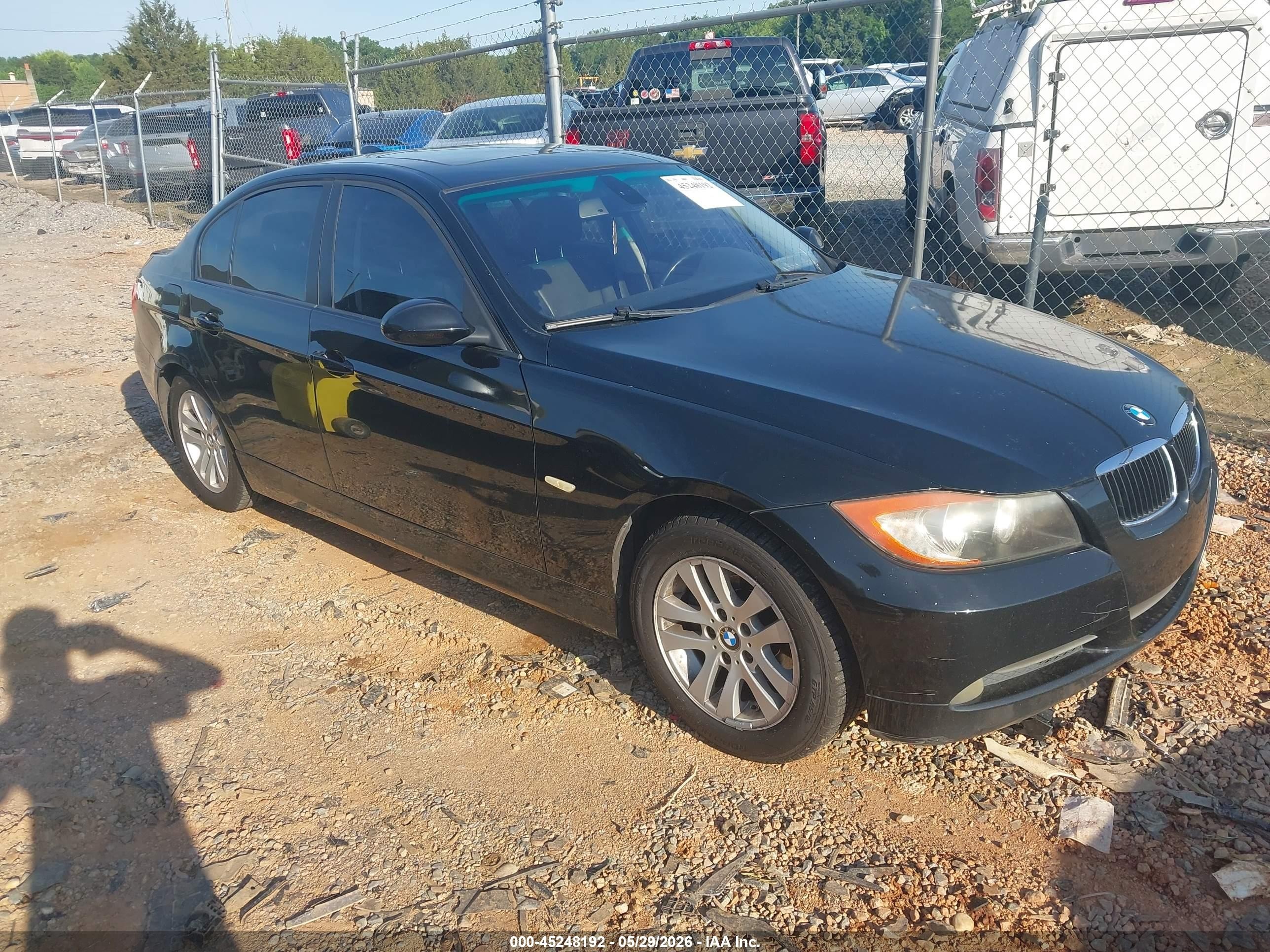 2007 Bmw 328i   Black vin: WBAVA33527KX81868