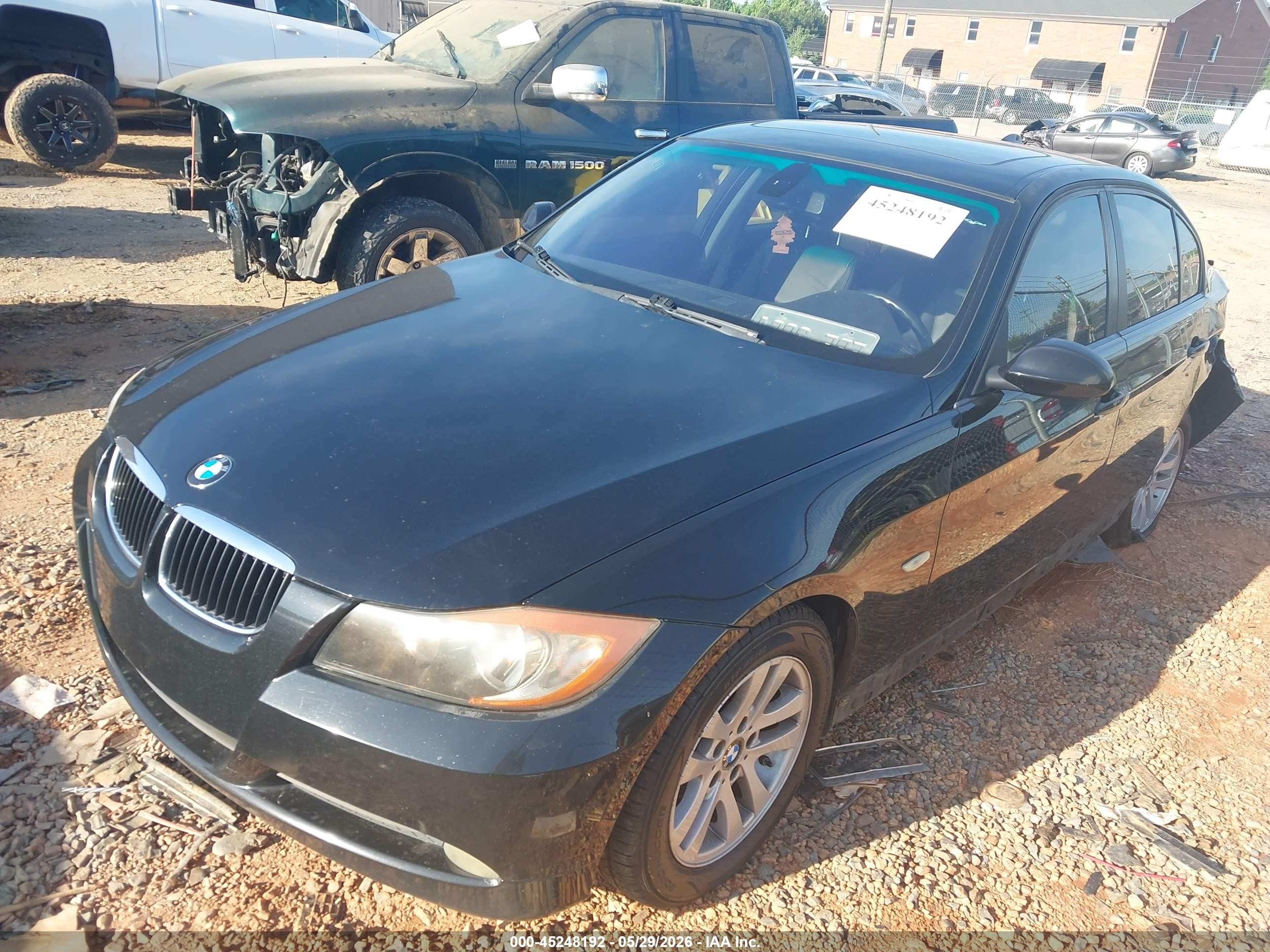 2007 Bmw 328i   Black vin: WBAVA33527KX81868