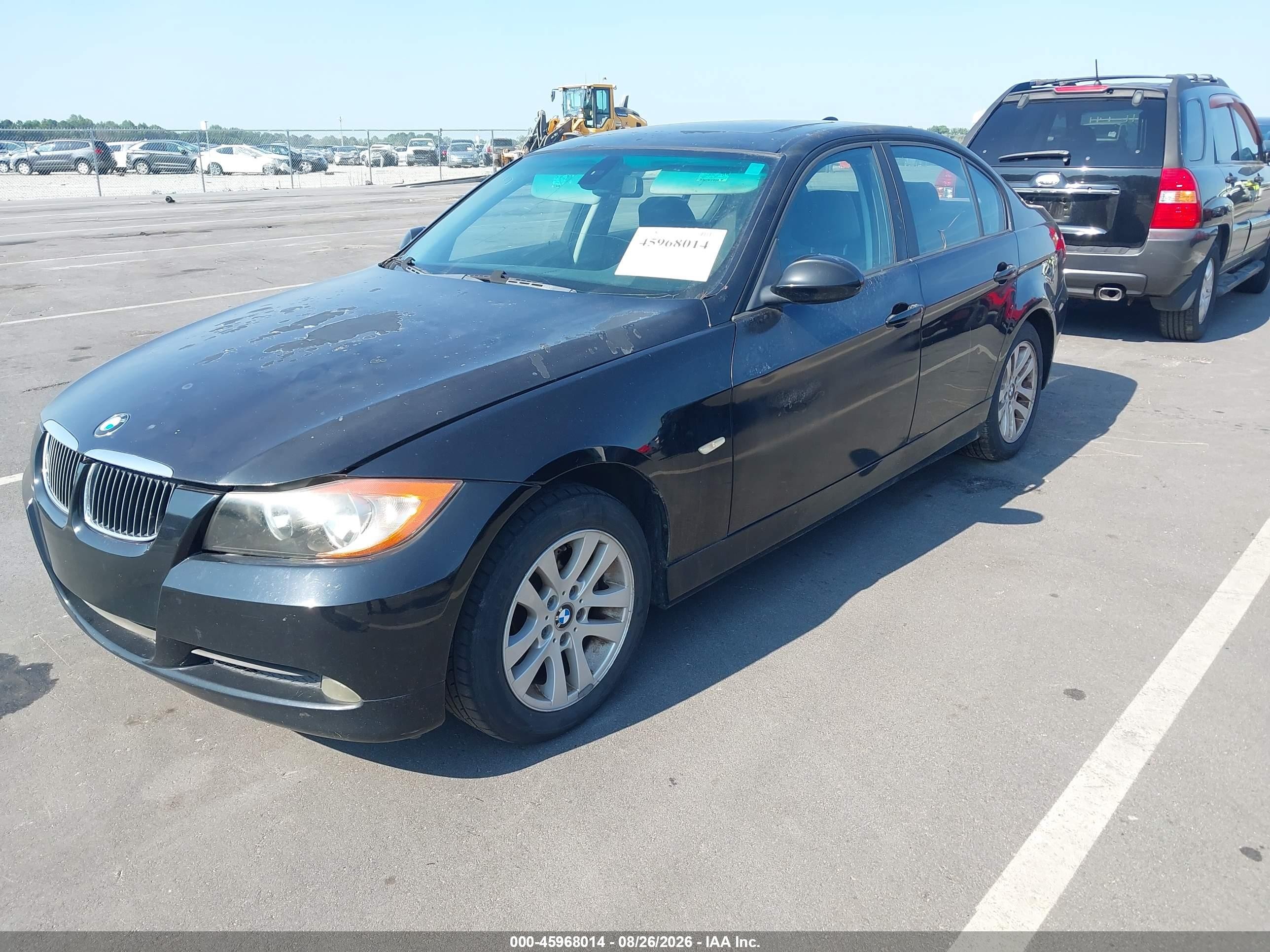 2007 Bmw 328i   Black vin: WBAVA33527PV64064