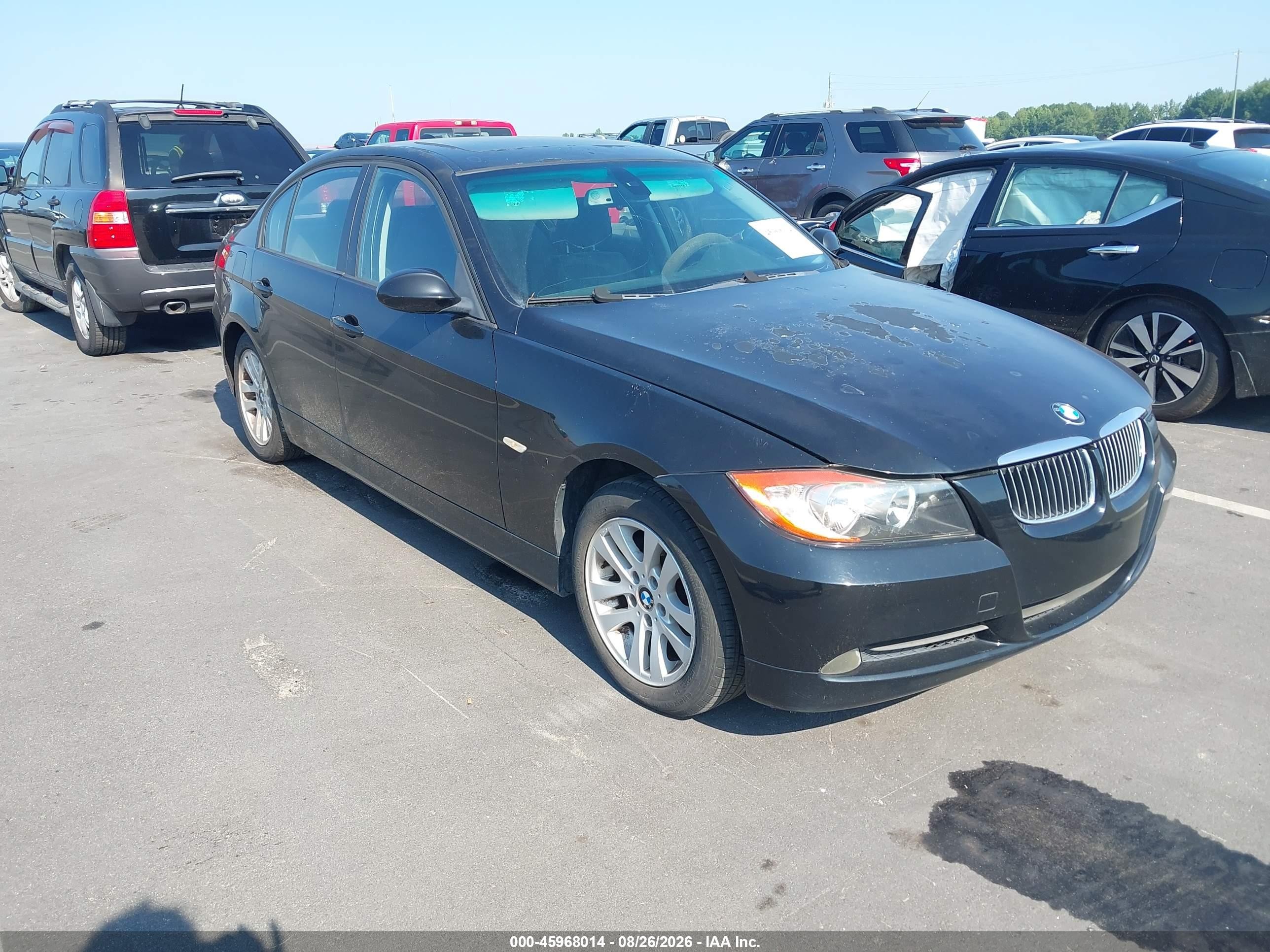 2007 Bmw 328i   Black vin: WBAVA33527PV64064