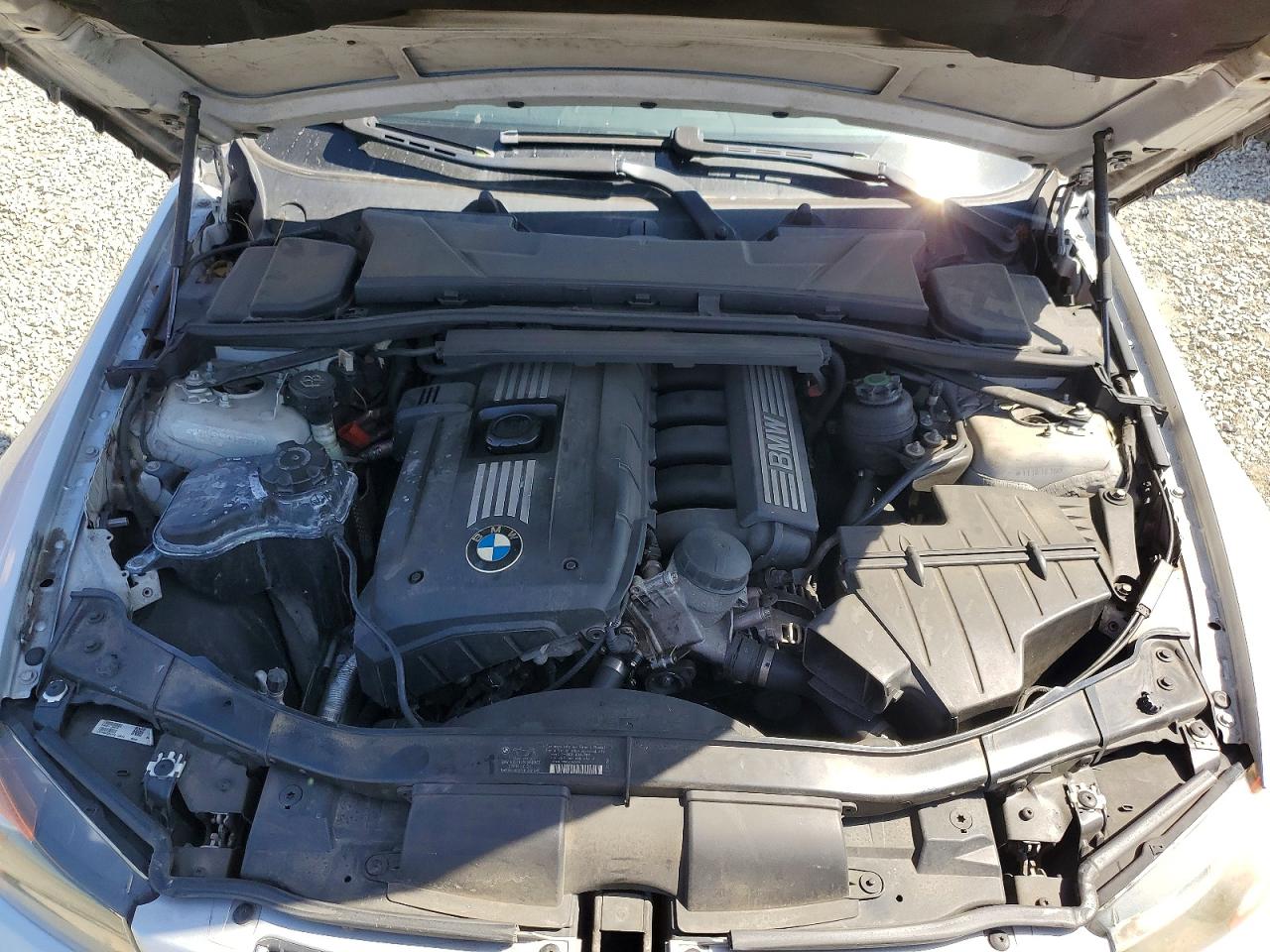 2008 Bmw 328 I Silver vin: WBAVA33528KX87235
