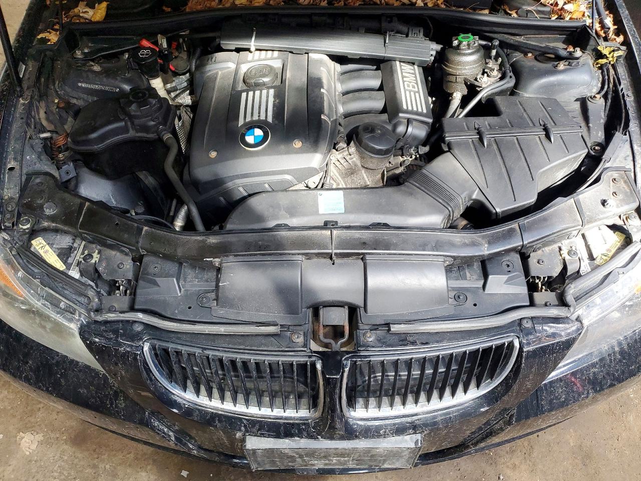 2007 Bmw 328 I Black vin: WBAVA33537KX83029