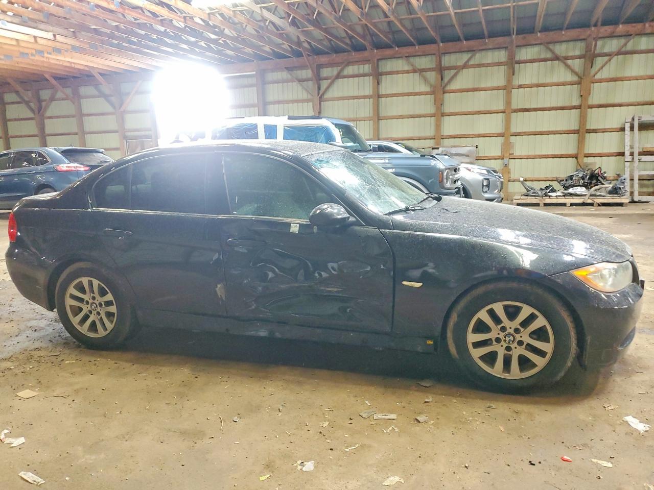 2007 Bmw 328 I Black vin: WBAVA33537KX83029