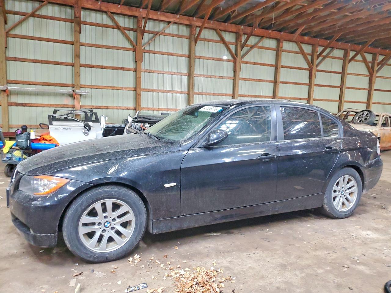 2007 Bmw 328 I Black vin: WBAVA33537KX83029
