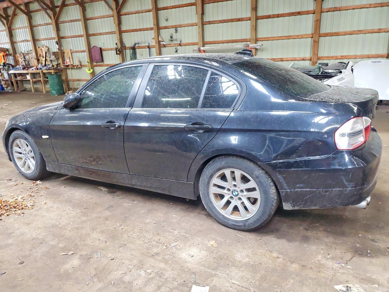 2007 Bmw 328 I Black vin: WBAVA33537KX83029