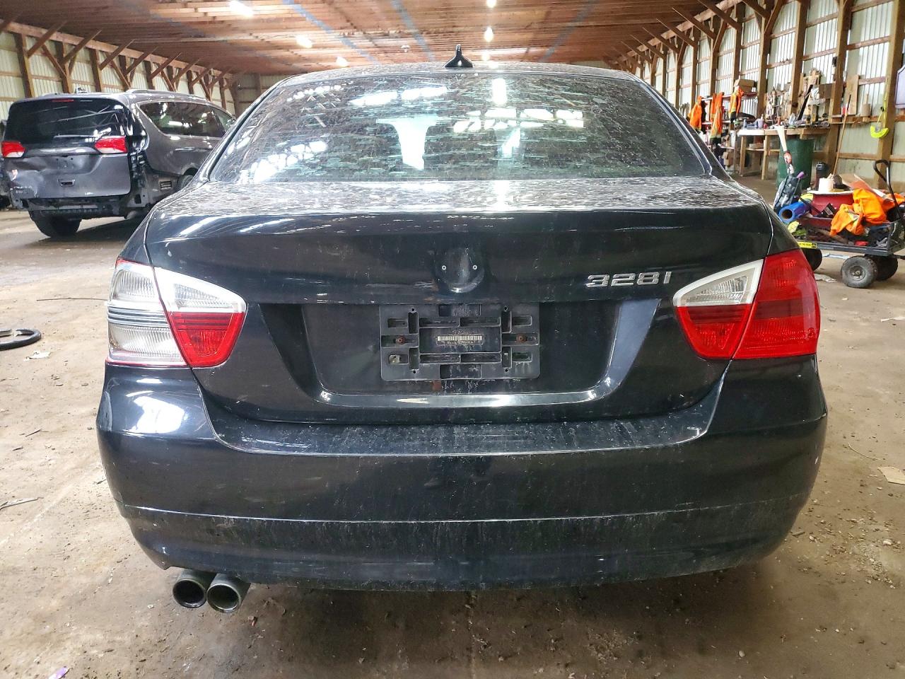 2007 Bmw 328 I Black vin: WBAVA33537KX83029