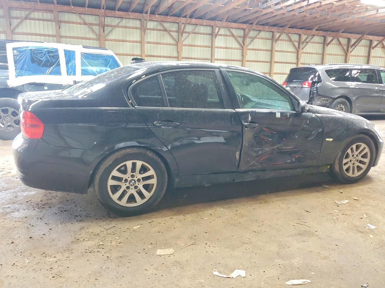 2007 Bmw 328 I Black vin: WBAVA33537KX83029