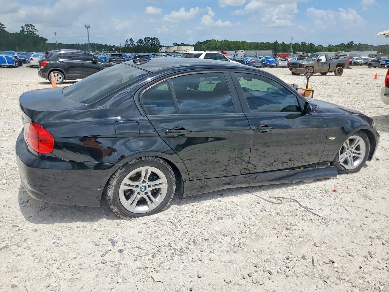 2008 Bmw 328 I Black vin: WBAVA33538KX85395