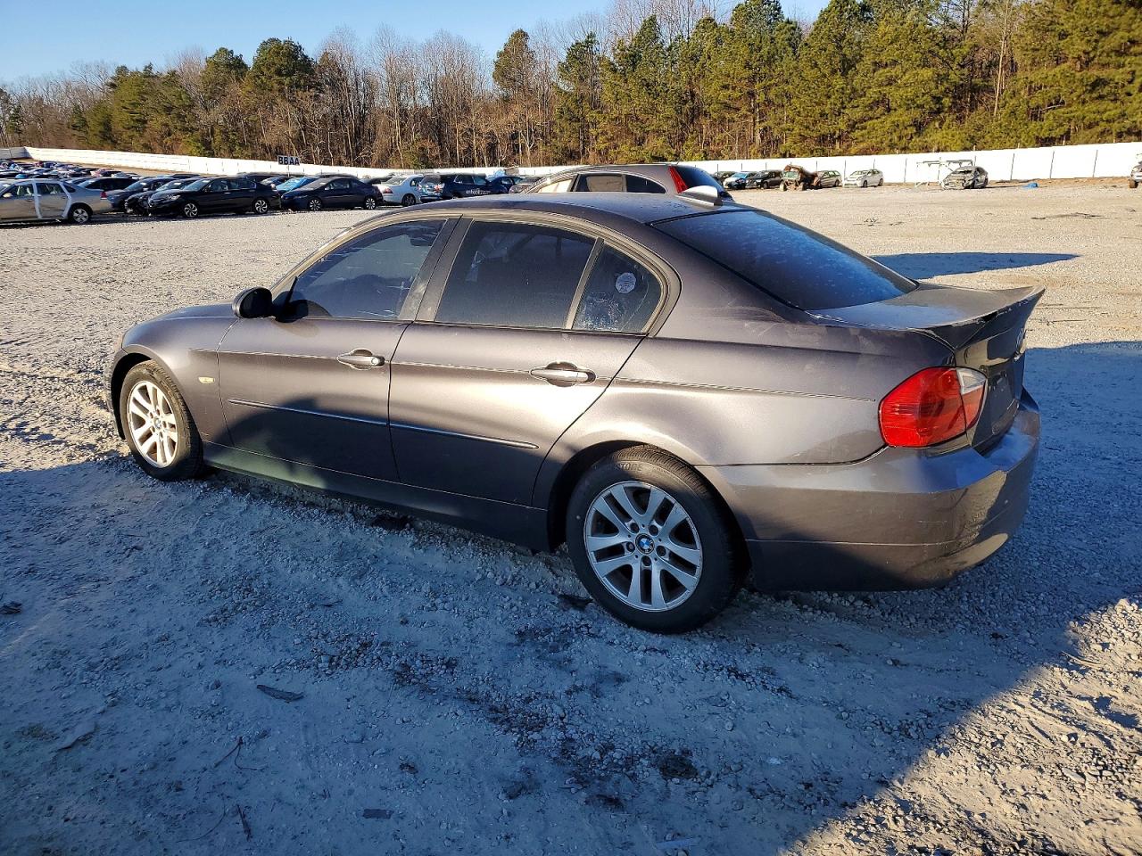 2007 Bmw 328 I Серый vin: WBAVA33547KX73691