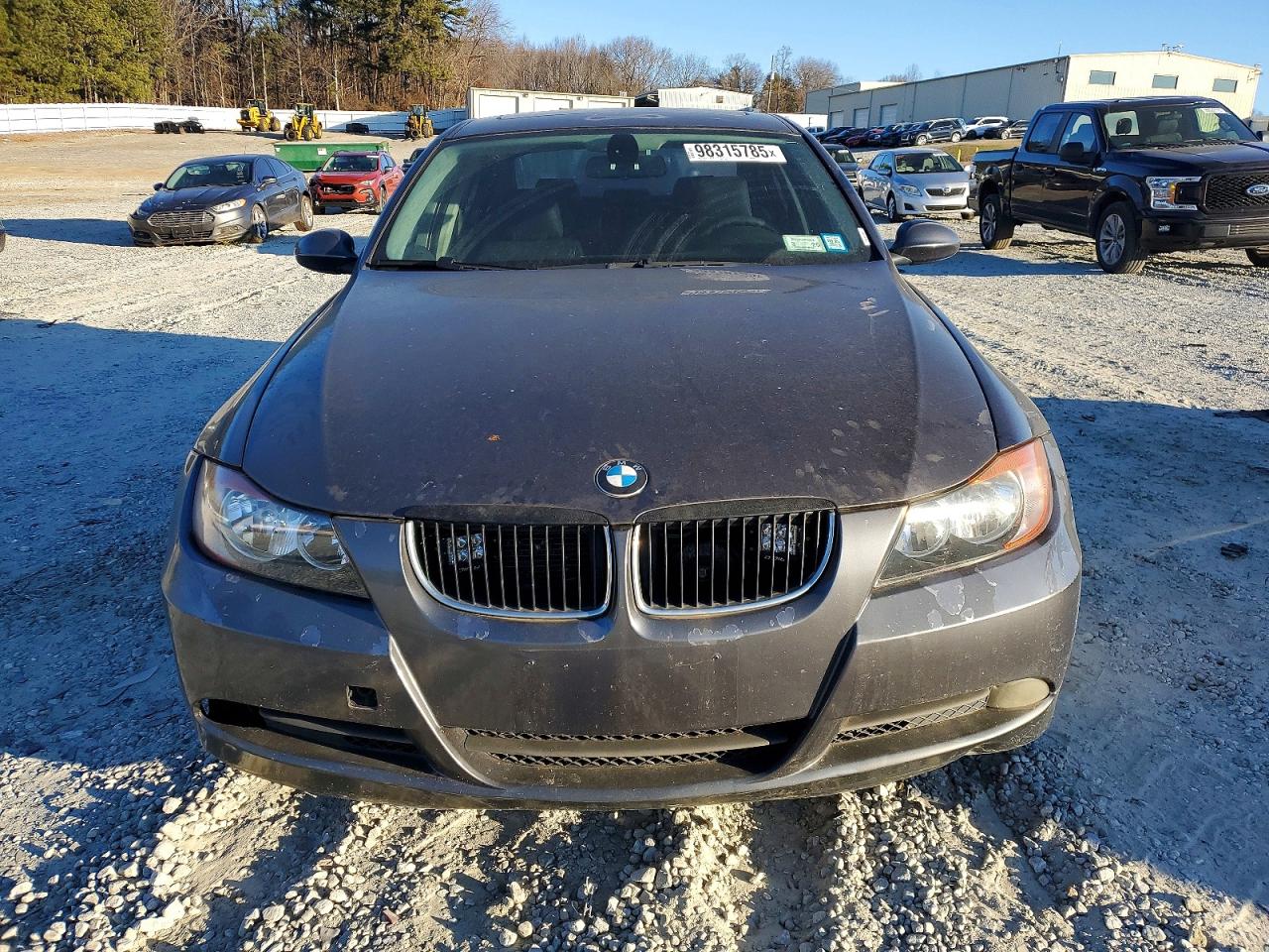 2007 Bmw 328 I Серый vin: WBAVA33547KX73691