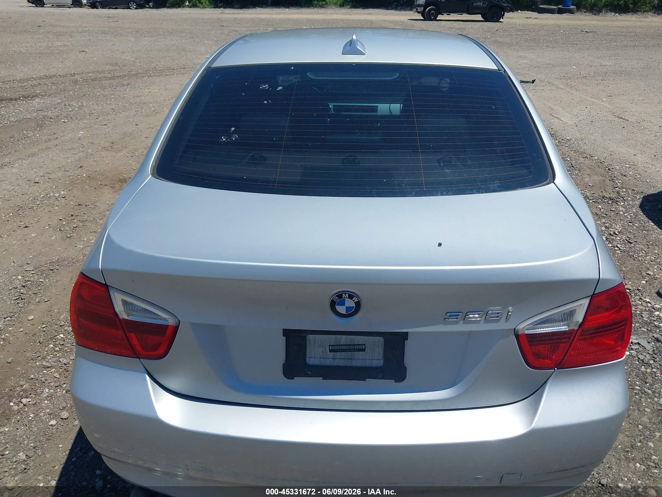2007 Bmw 328i Серебряный vin: WBAVA33547P141292