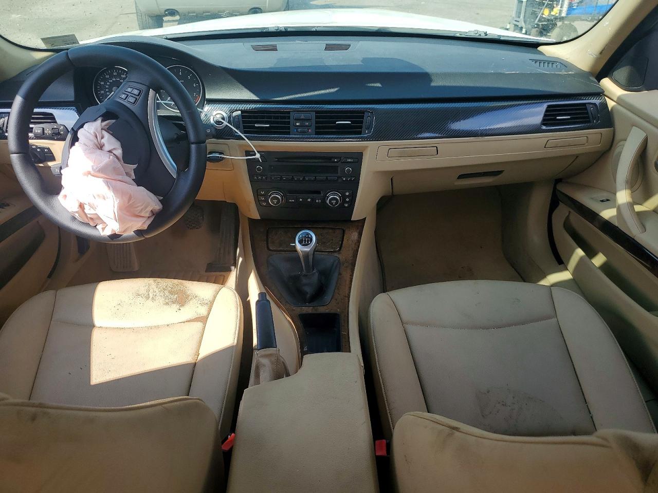 2007 Bmw 328 I White vin: WBAVA33547PG40354
