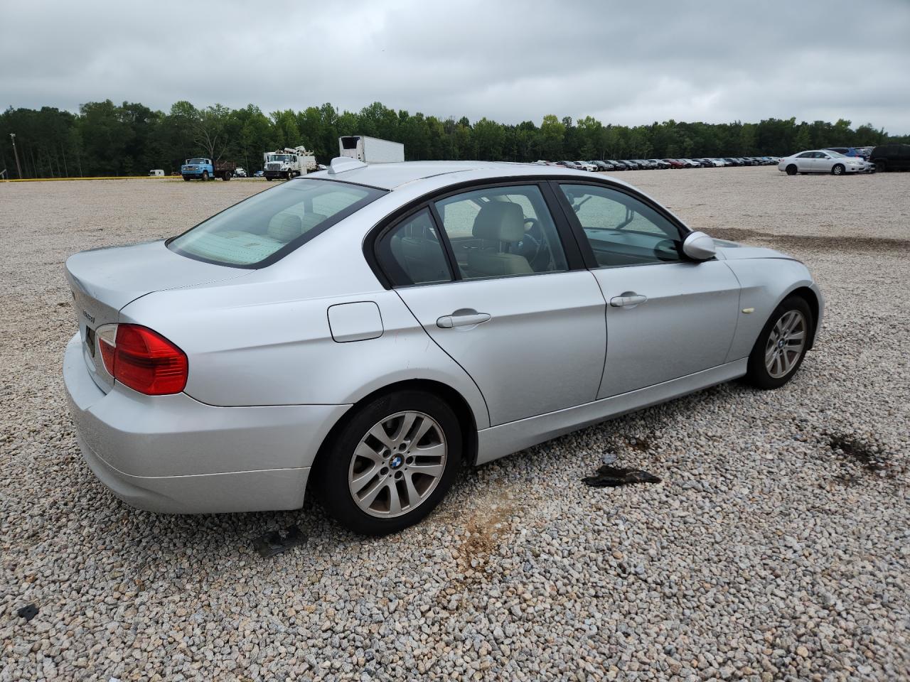2007 Bmw 328 I Silver vin: WBAVA33557PG39293