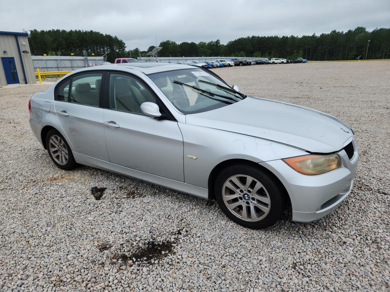 2007 Bmw 328 I Silver vin: WBAVA33557PG39293
