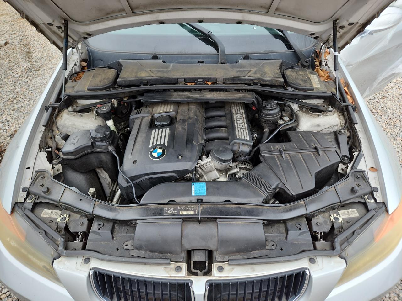 2007 Bmw 328 I Silver vin: WBAVA33557PG39293