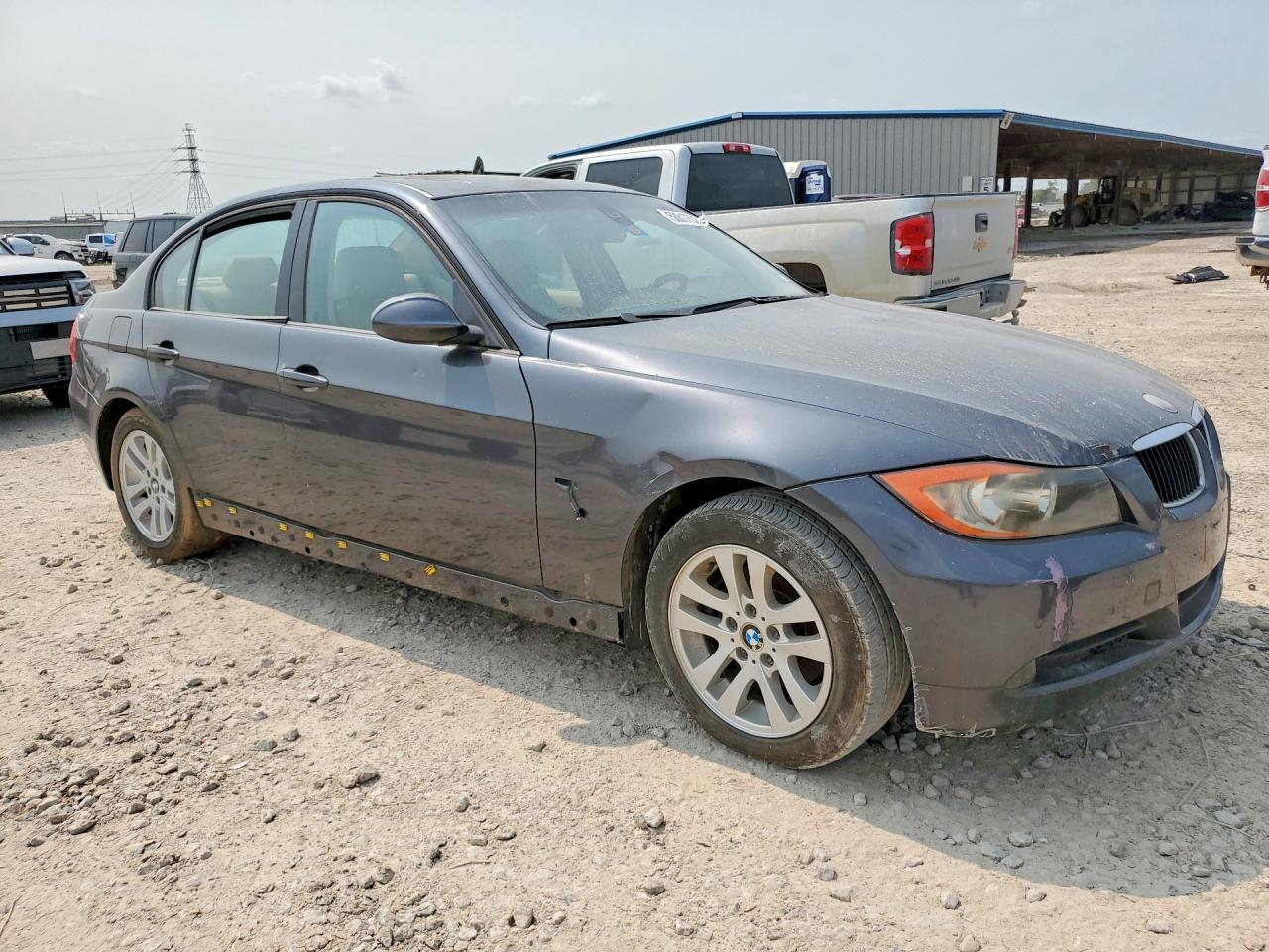 2007 Bmw 328 I Gray vin: WBAVA33567PV67534