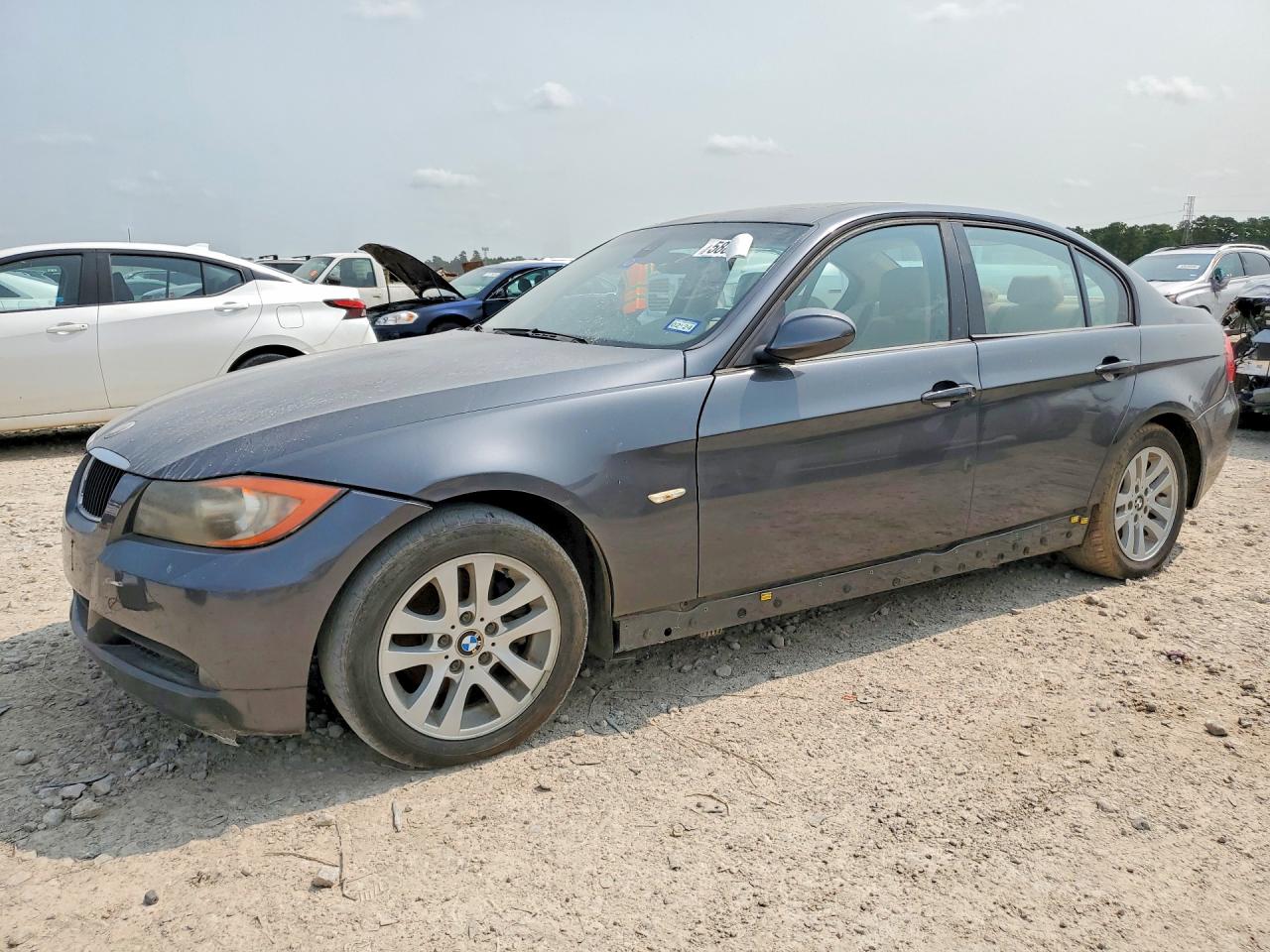 2007 Bmw 328 I Gray vin: WBAVA33567PV67534