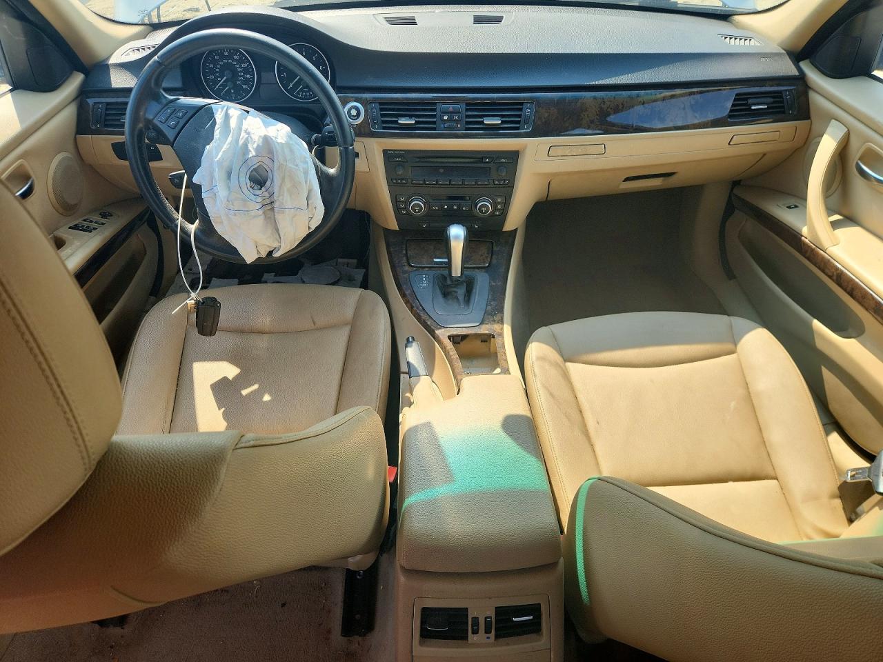 2007 Bmw 328 I White vin: WBAVA33587KX73354