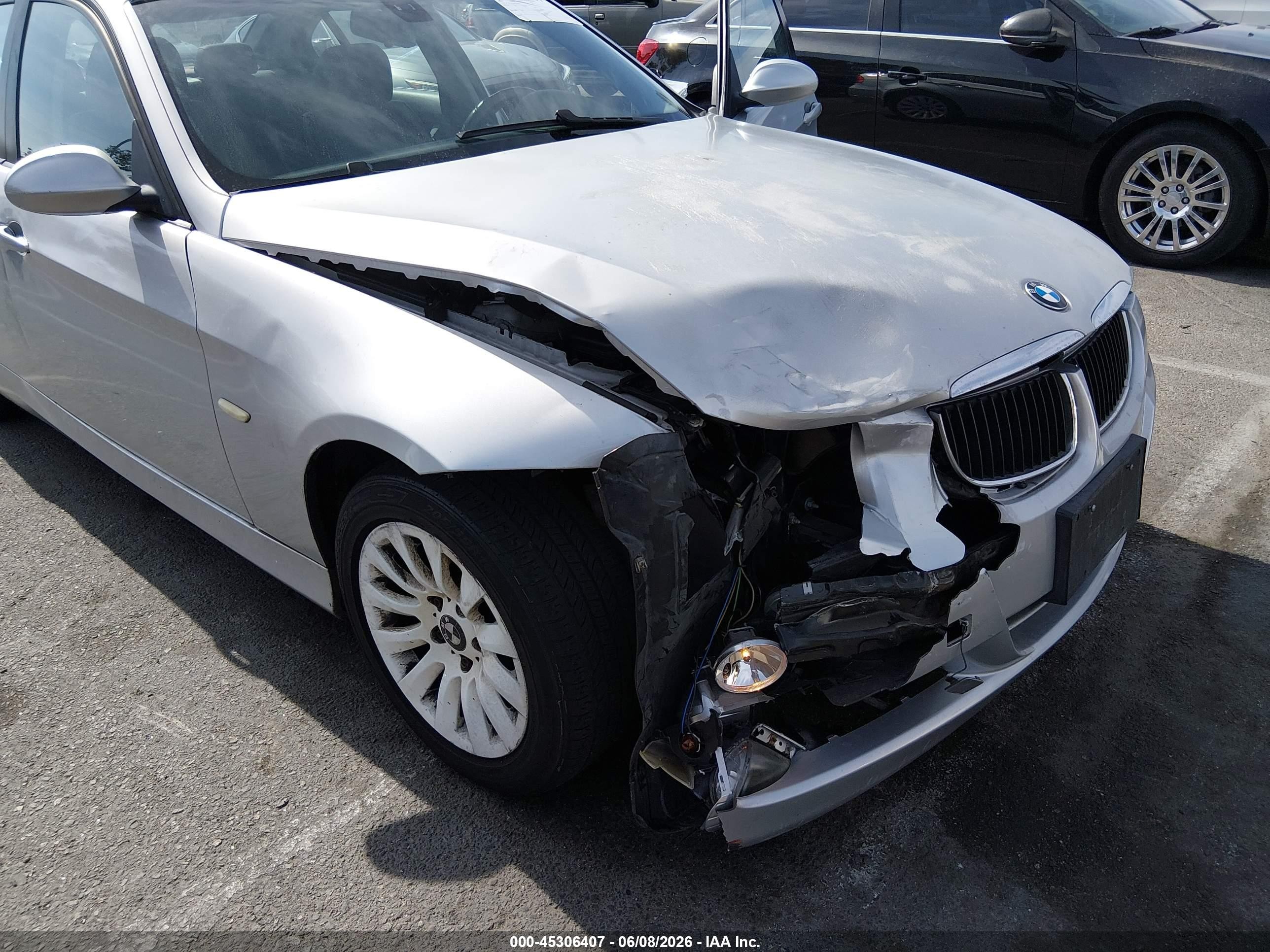 2007 Bmw 328i   Gray vin: WBAVA33587PV63503