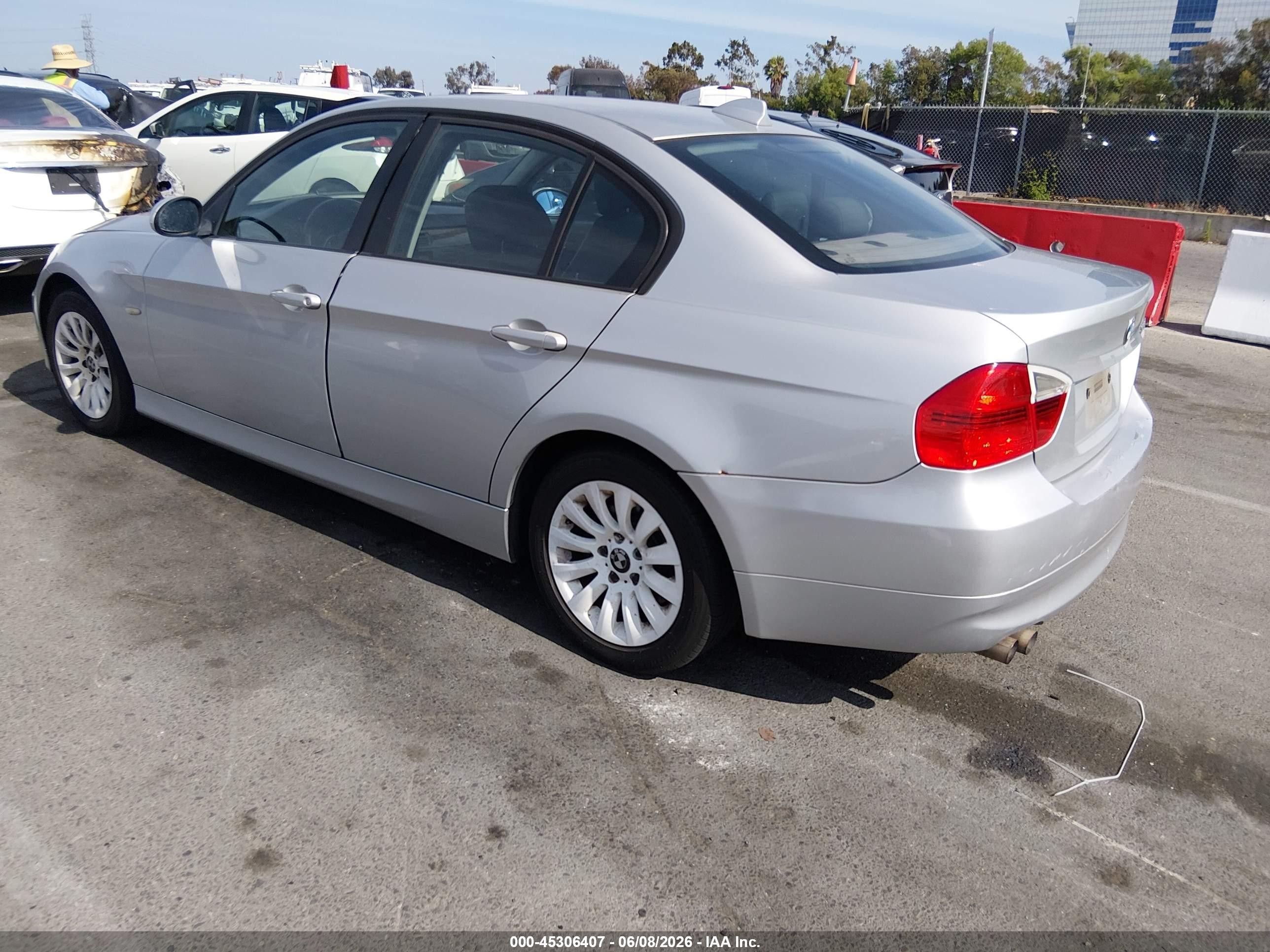 2007 Bmw 328i   Gray vin: WBAVA33587PV63503