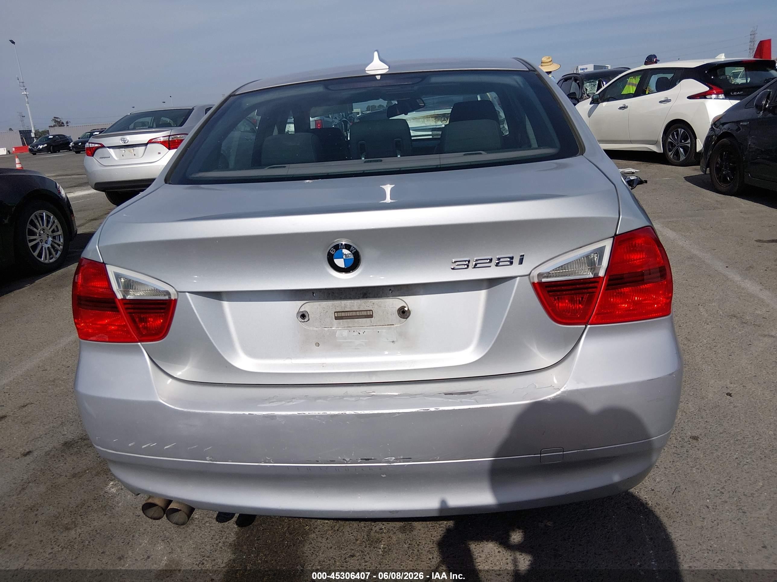 2007 Bmw 328i   Gray vin: WBAVA33587PV63503