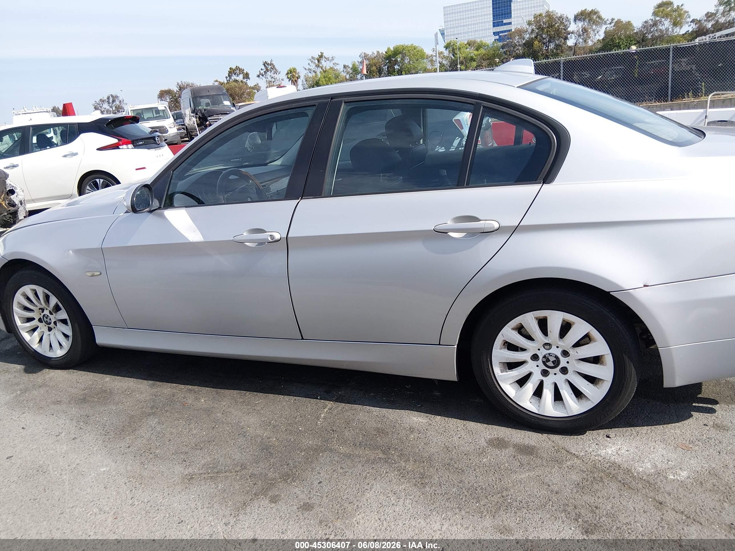 2007 Bmw 328i   Gray vin: WBAVA33587PV63503