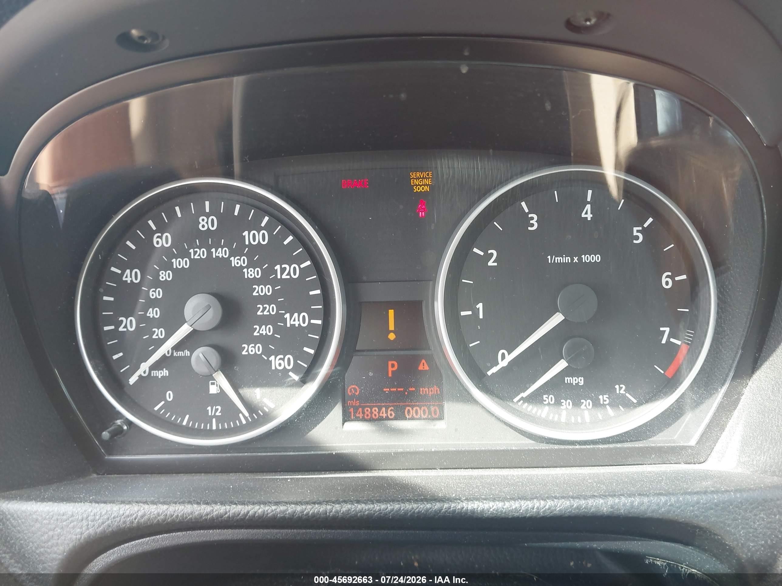 2007 Bmw 328i   Red vin: WBAVA33587PV63677