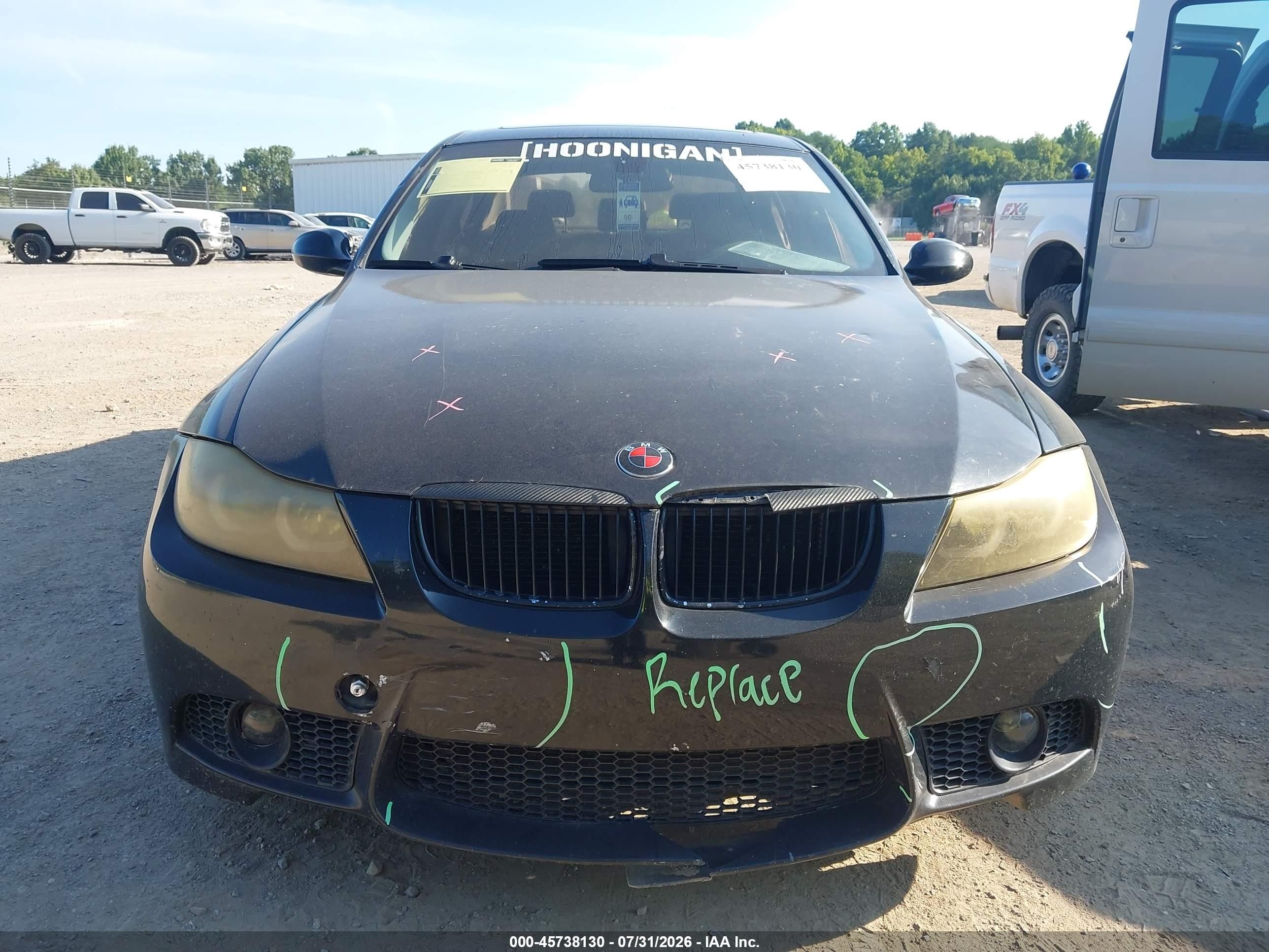 2007 Bmw 328i   Black vin: WBAVA335X7KX81844