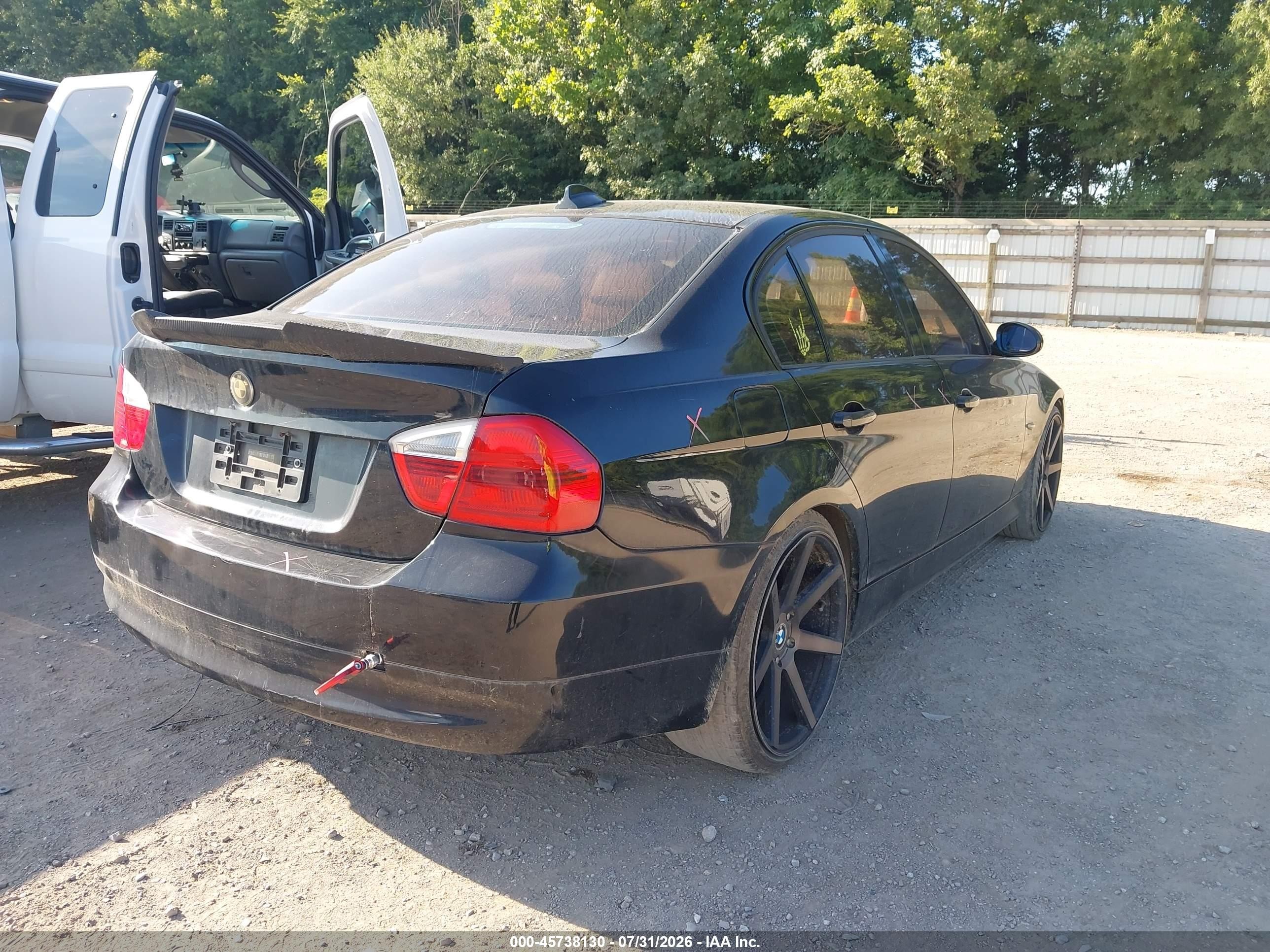 2007 Bmw 328i   Black vin: WBAVA335X7KX81844
